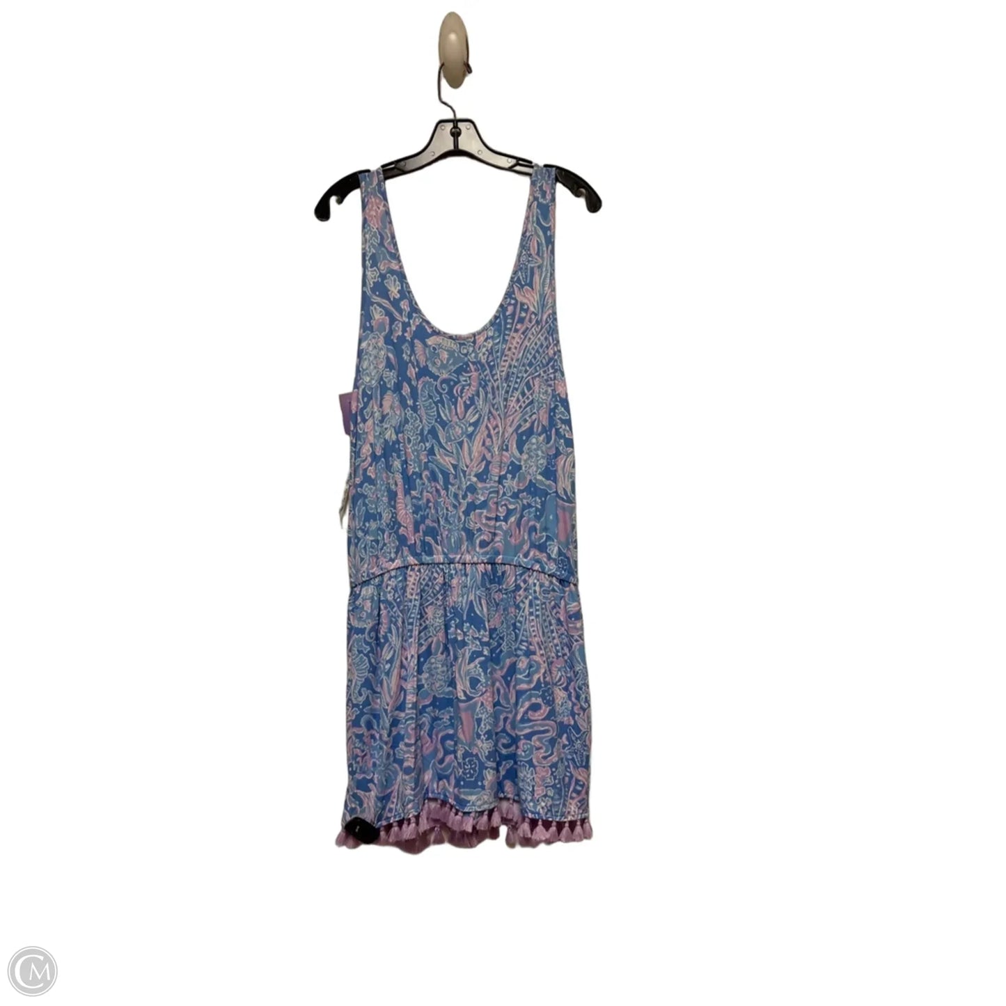 Dress Designer By Lilly Pulitzer In Blue & Purple, Size: M