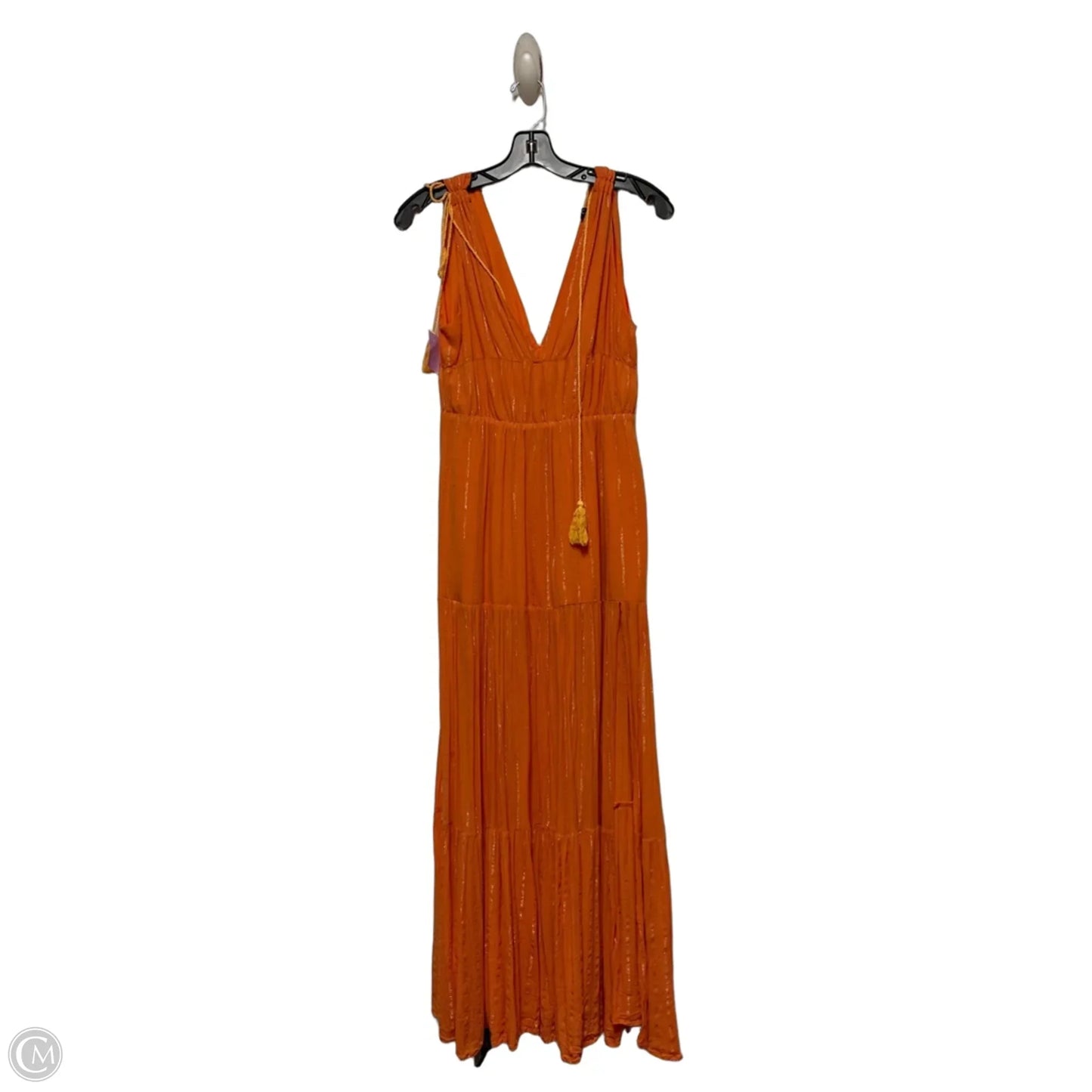 Dress Casual Maxi By Clothes Mentor In Orange, Size: L