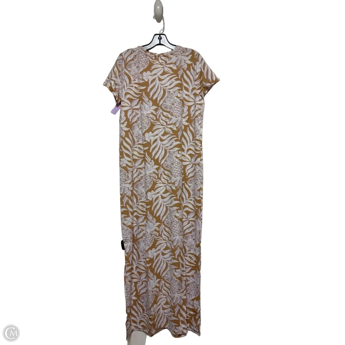 Dress Designer By Lilly Pulitzer In Purple & Tan, Size: L