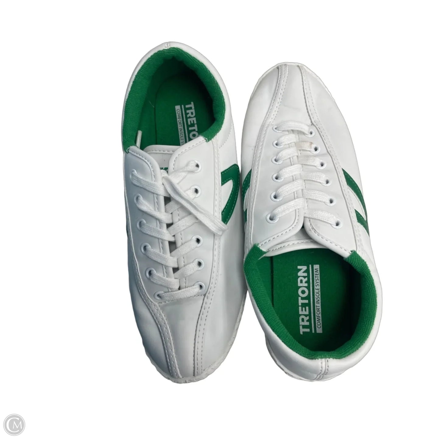 Shoes Sneakers By Tretorn In Green & White, Size: 7.5