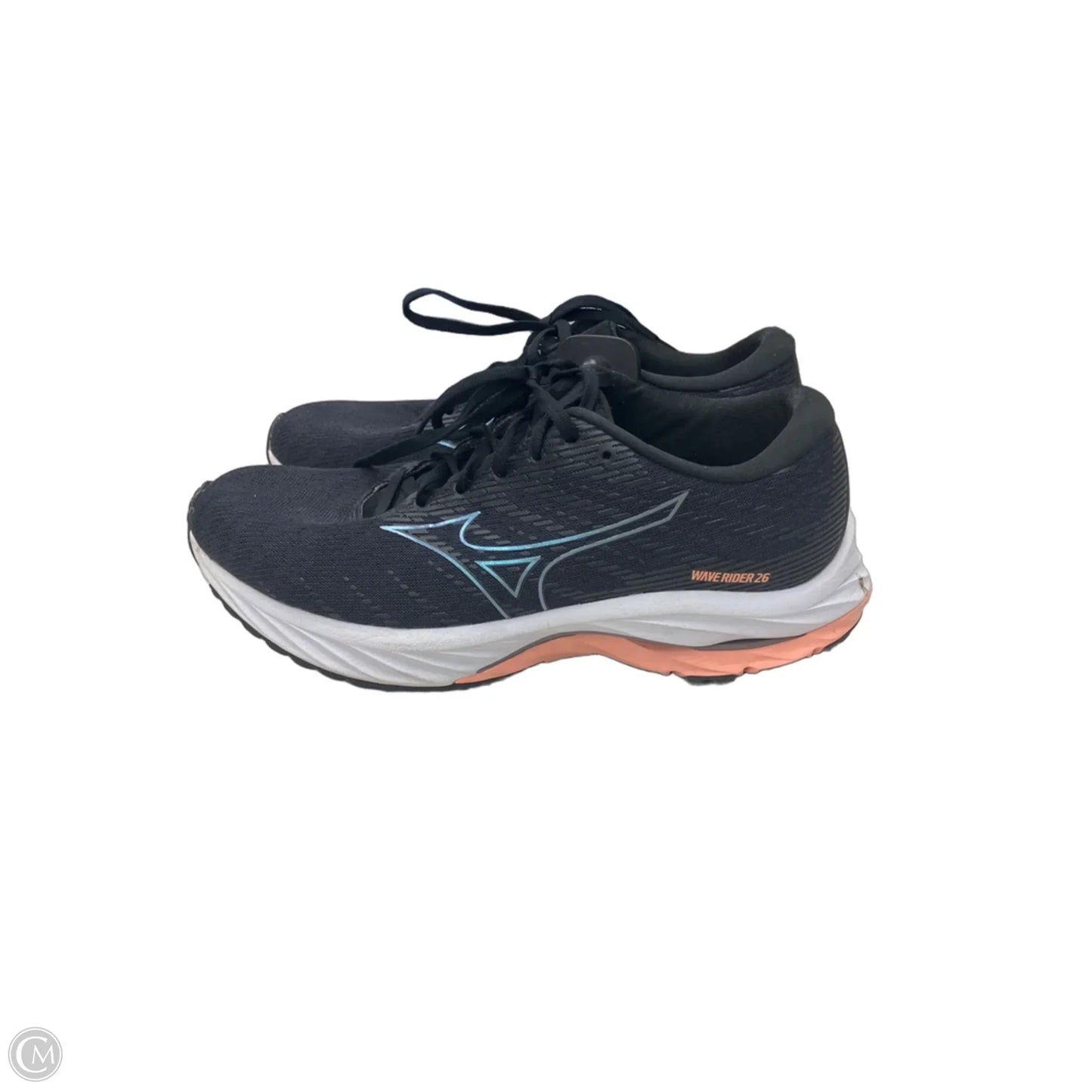 Shoes Athletic By Mizuno In Black & Blue, Size: 9.5