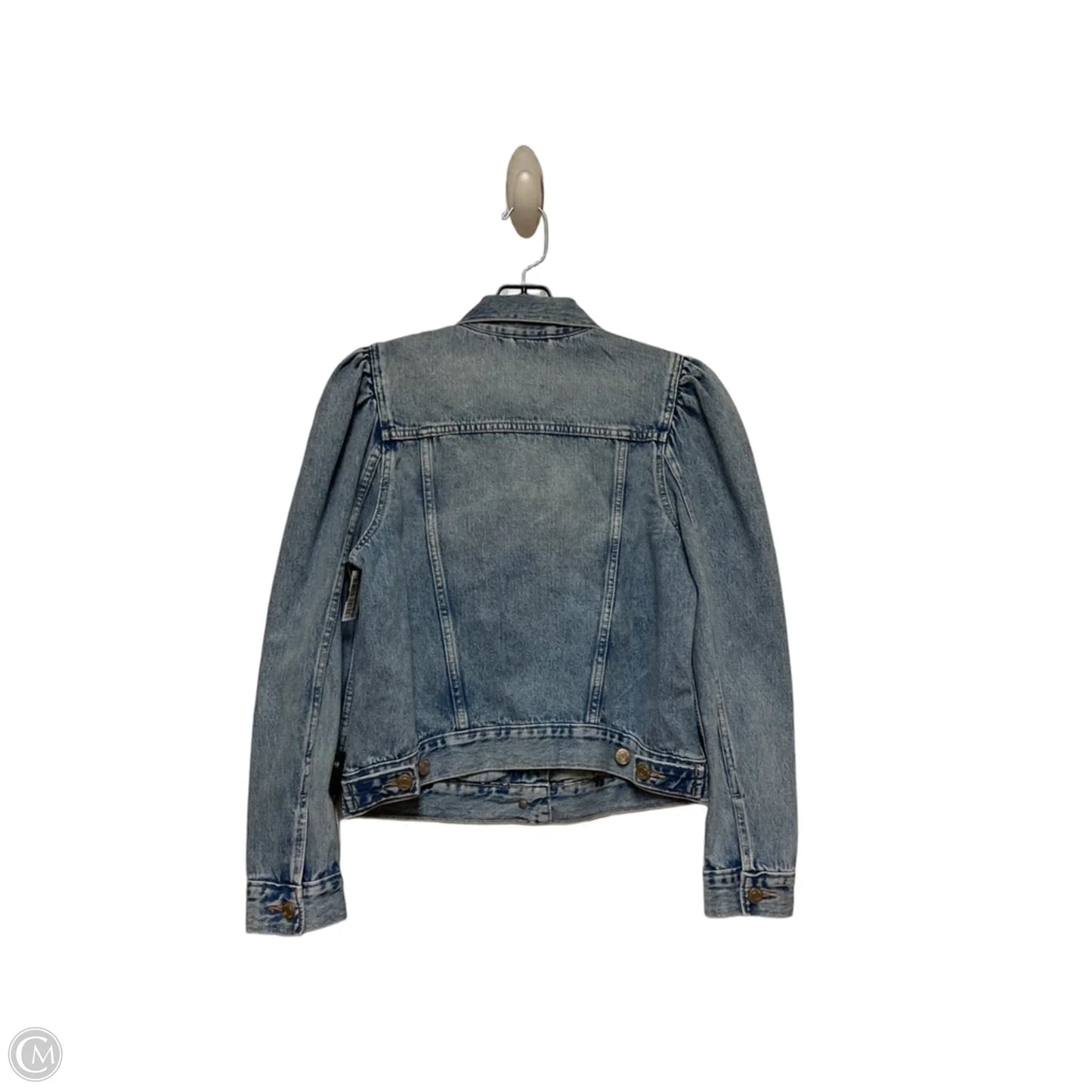 Jacket Denim By Gap In Blue Denim, Size: S