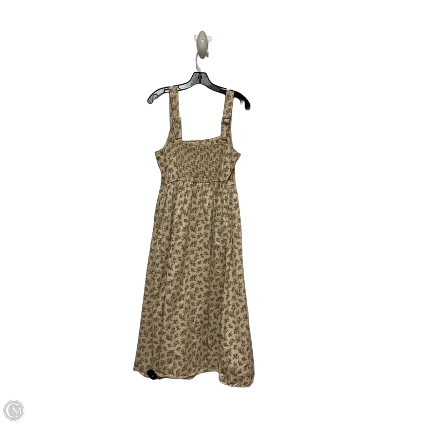 Dress Casual Midi By Moon River In Tan, Size: M