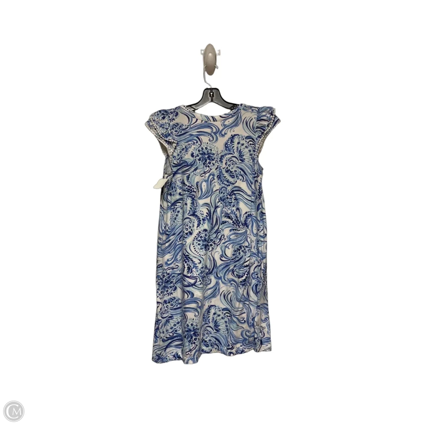 Dress Designer By Lilly Pulitzer In Blue & White, Size: S