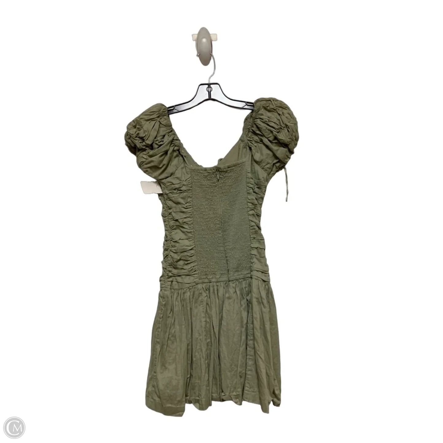 Dress Casual Short By Abercrombie And Fitch In Green, Size: Xs