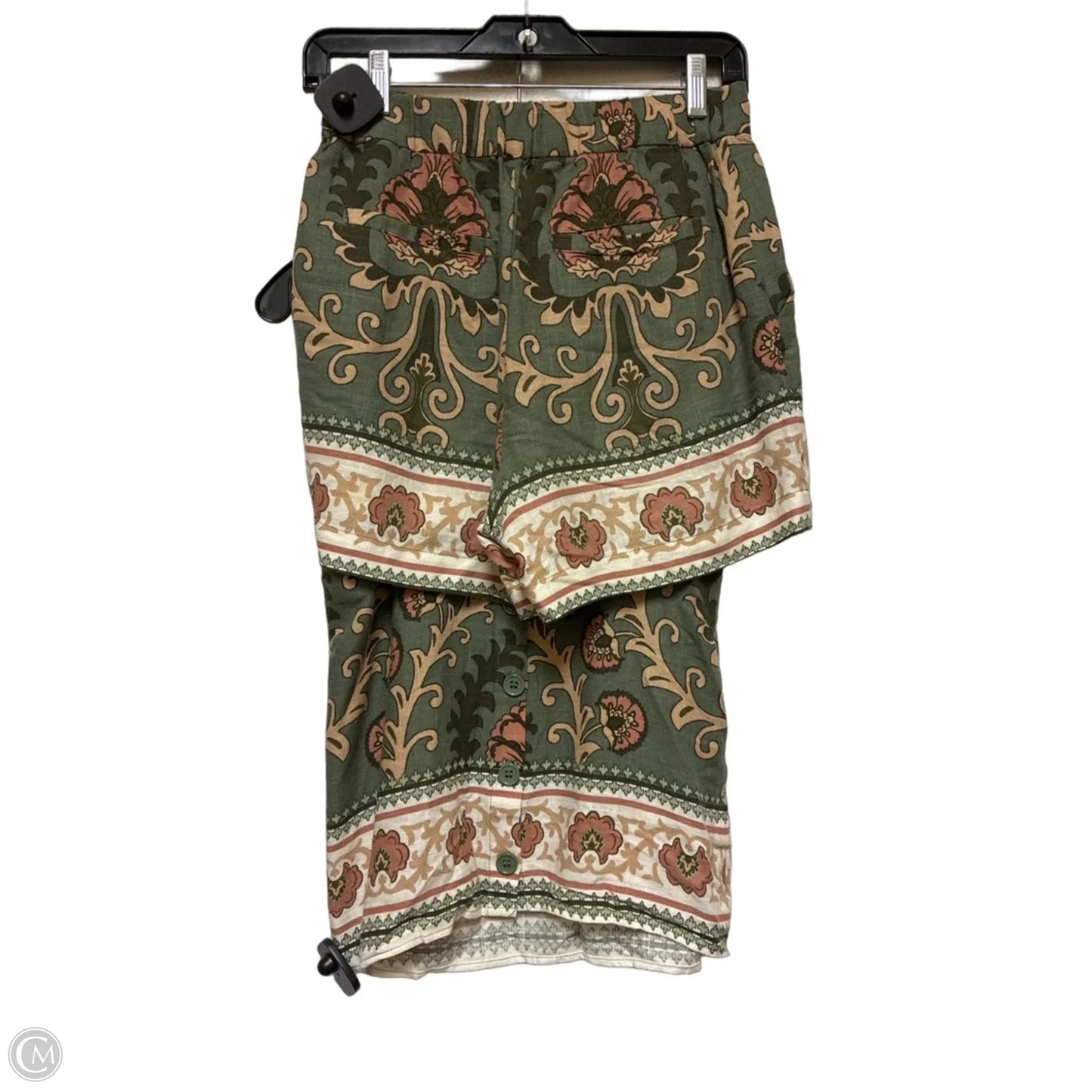 Shorts Set By Sanctuary In Green & Tan, Size: 2