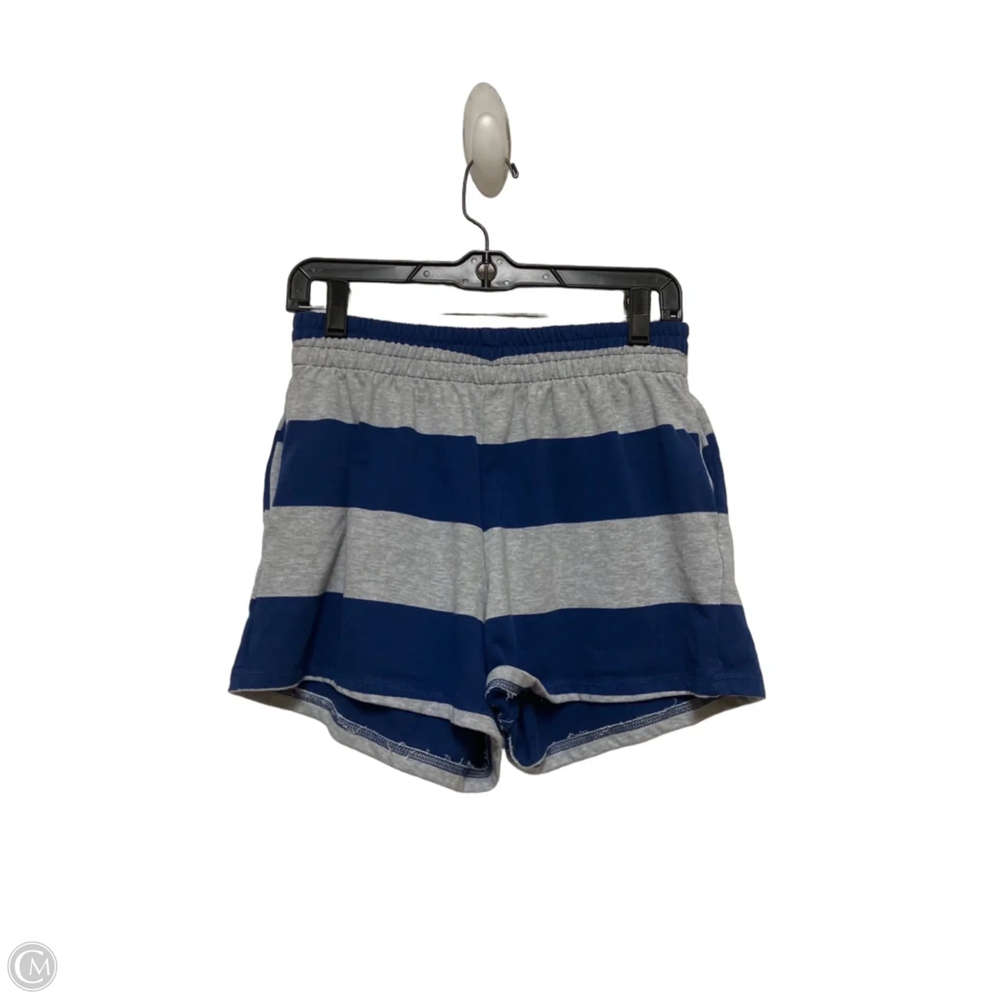 Shorts Set By Zenana In Blue & Grey, Size: 12