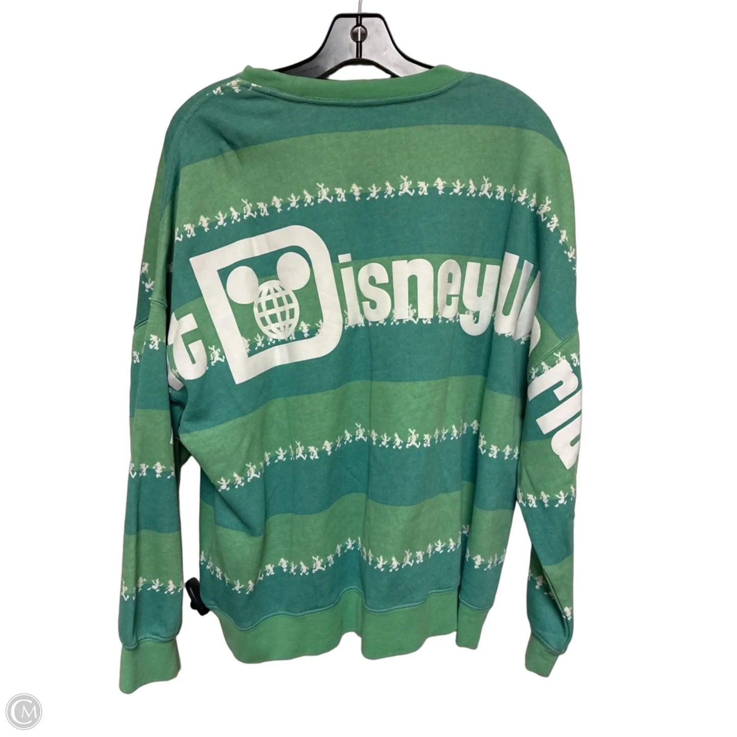 Sweatshirt Crewneck By Disney Store In Green, Size: L