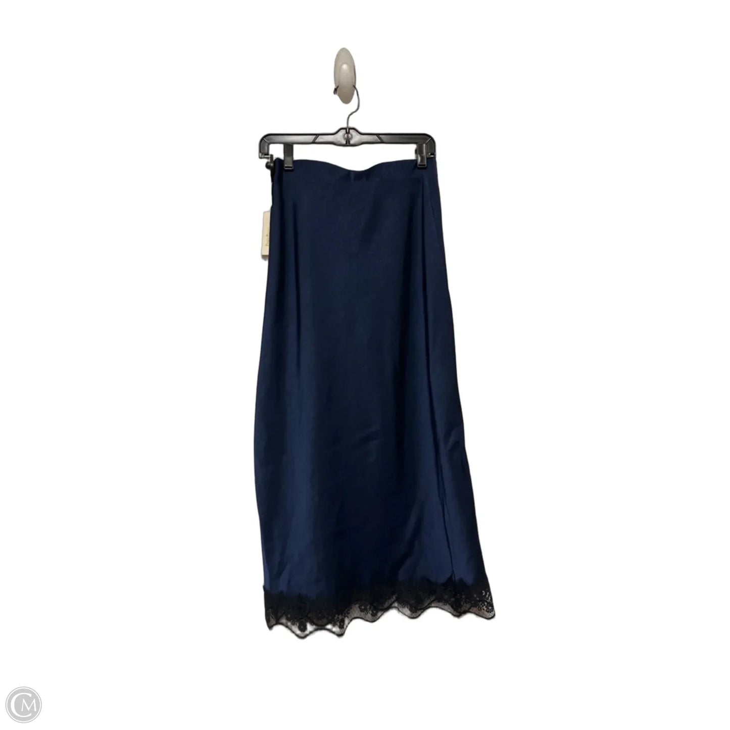 Skirt Midi By A New Day In Navy, Size: 2