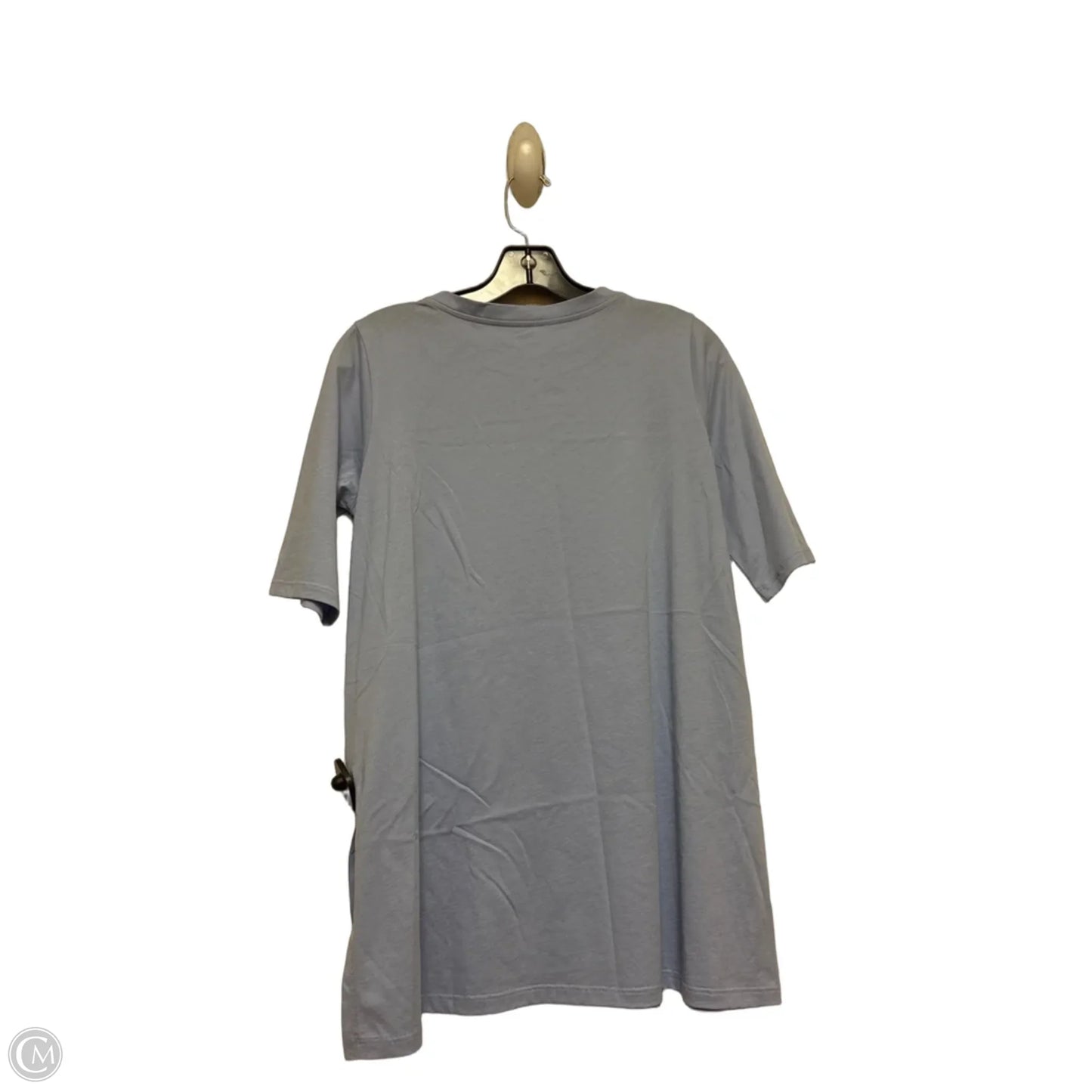 Top Short Sleeve Basic By Eileen Fisher In Blue, Size: Xxs