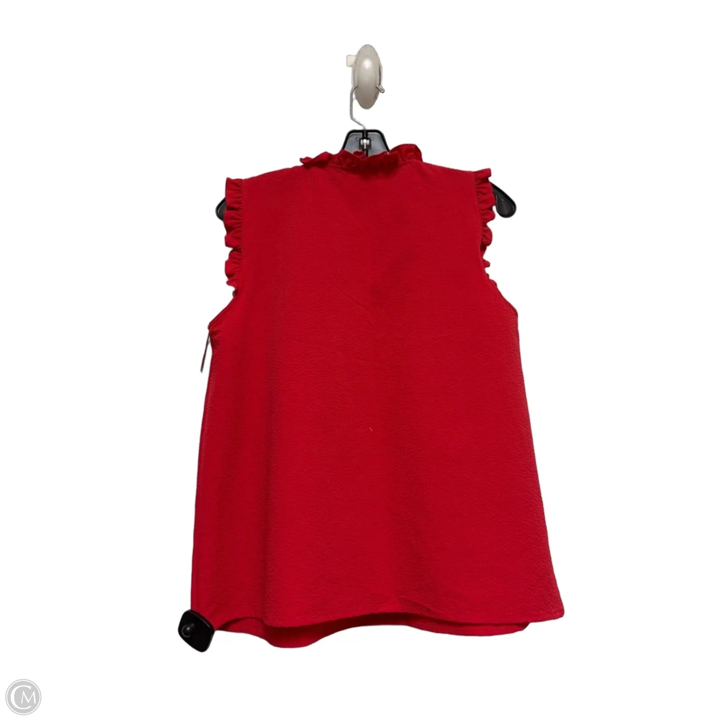 Top Sleeveless By Vineyard Vines In Red, Size: M