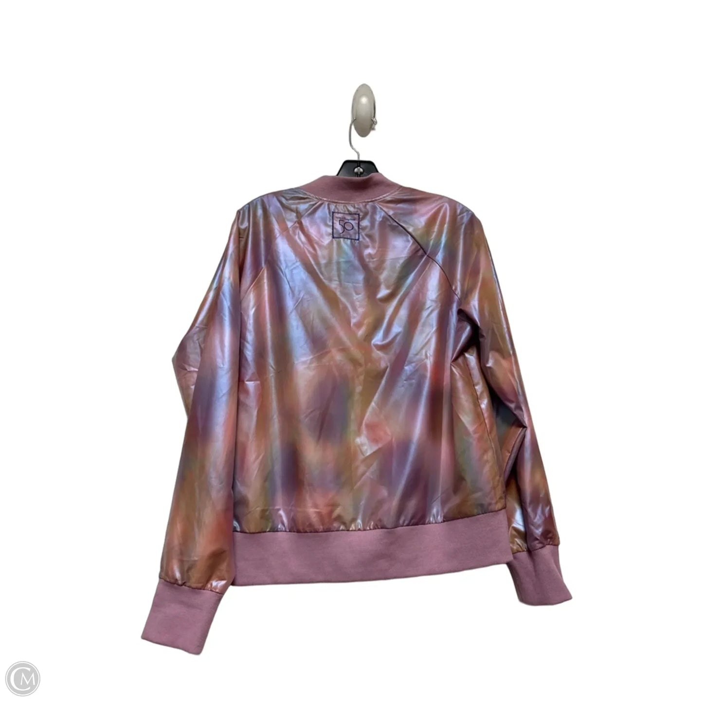 Jacket Other By Disney Store In Orange & Purple, Size: L
