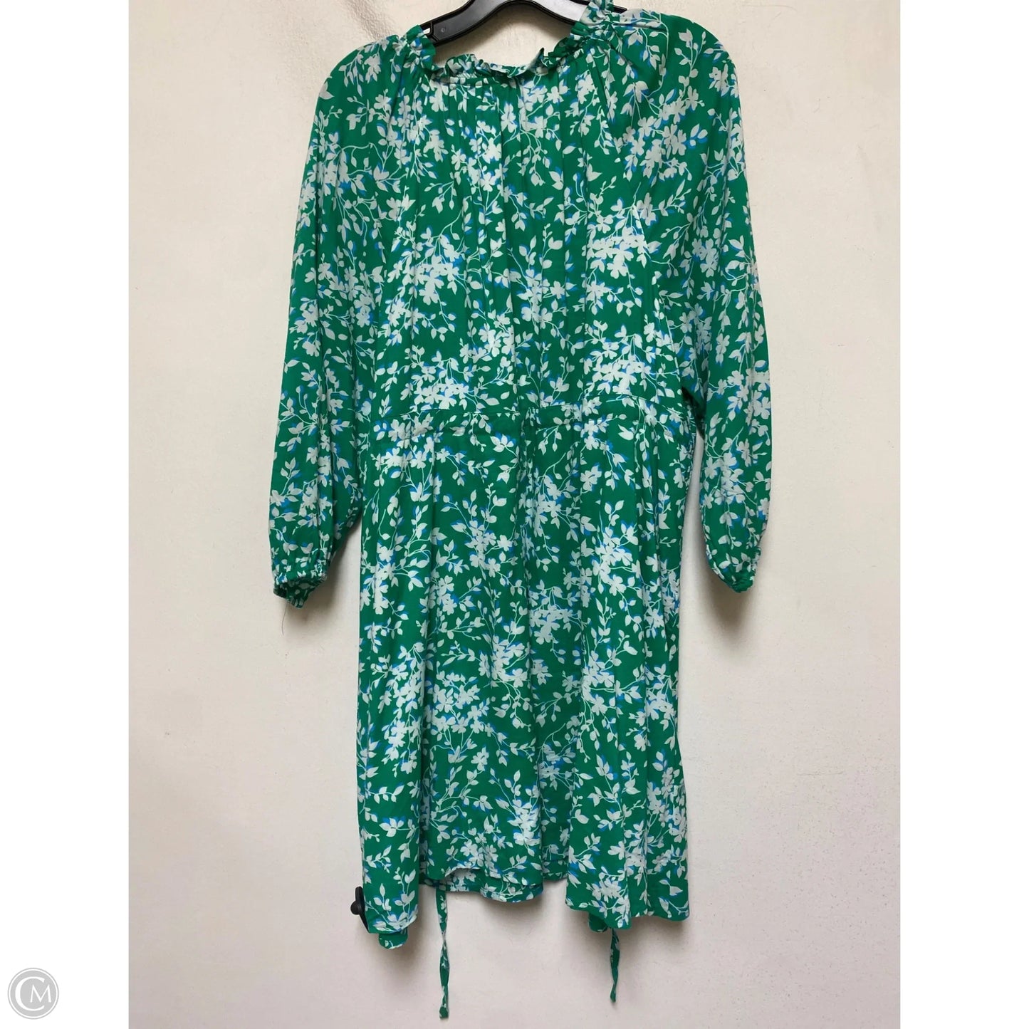 Dress Casual Short By Draper James In Green & White, Size: L