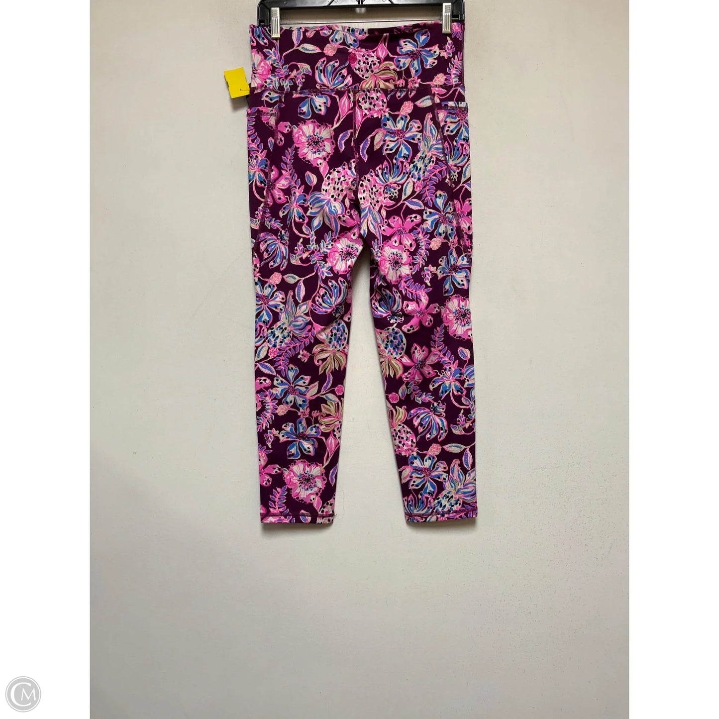 Pants Designer By Lilly Pulitzer In Pink & Purple, Size: L