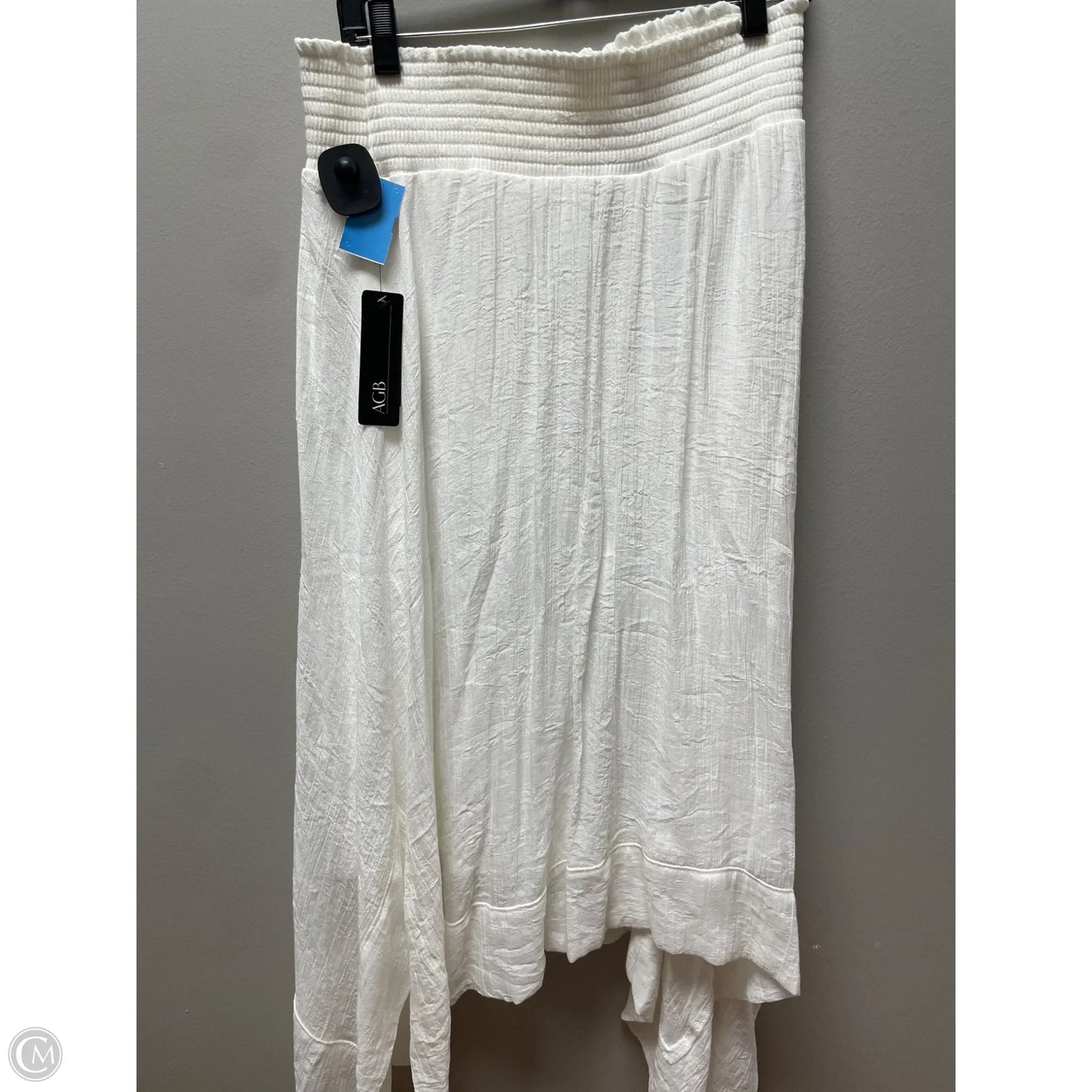 Skirt Midi By Agb In White, Size: 14