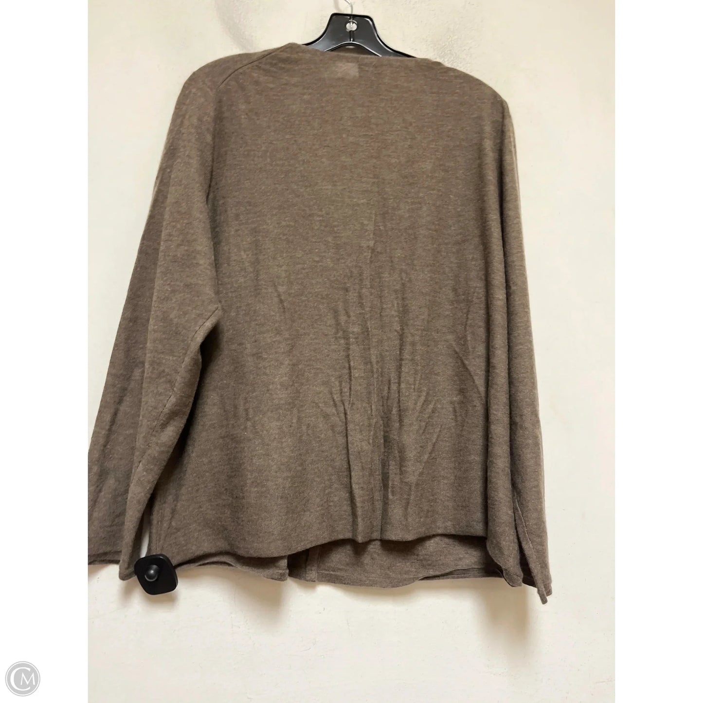 Top Long Sleeve By Eileen Fisher In Brown, Size: Xl