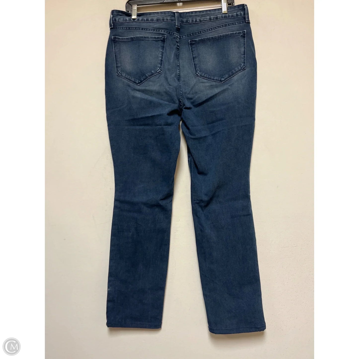 Jeans Straight By Not Your Daughters Jeans In Blue Denim, Size: 14
