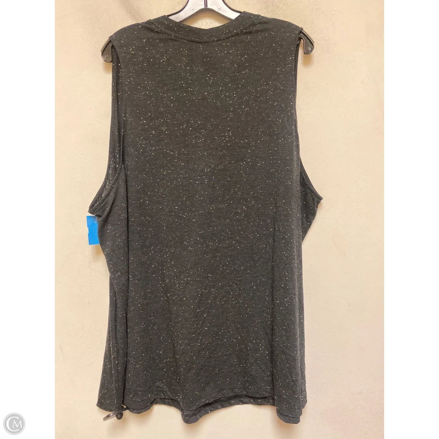 Athletic Tank Top By Adidas In Grey, Size: 4x