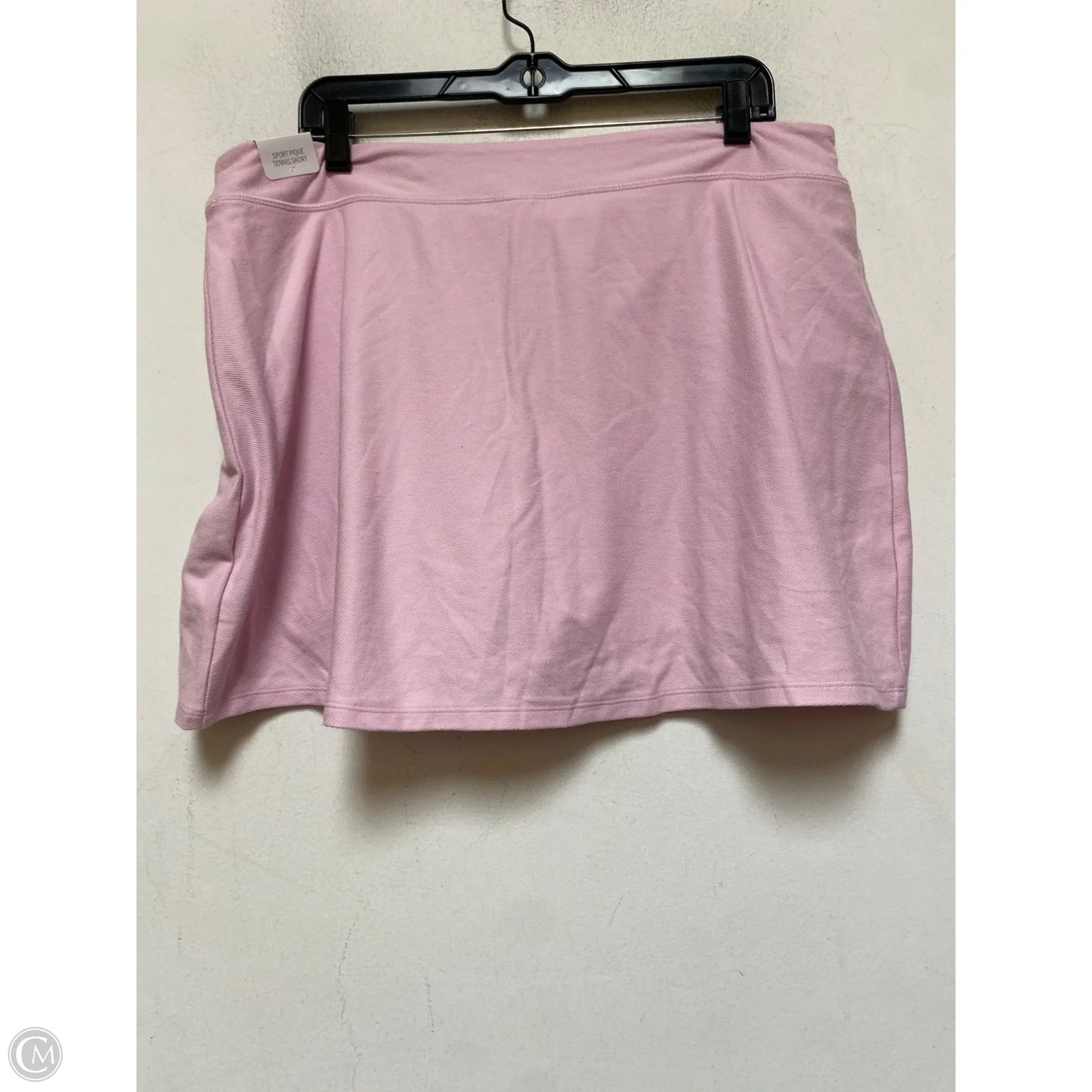 Athletic Skort By Pink In Pink, Size: 2x