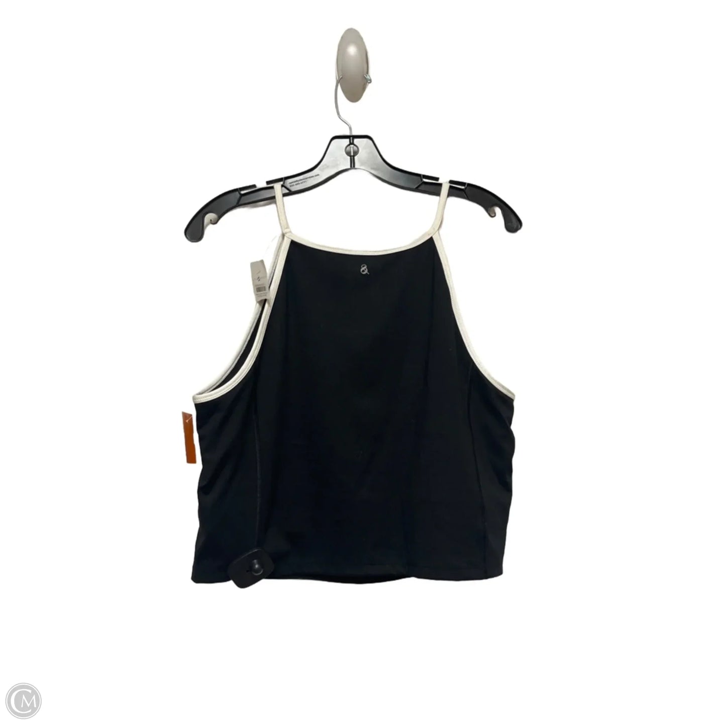 Athletic Tank Top By Lou And Grey In Black & White, Size: Xl