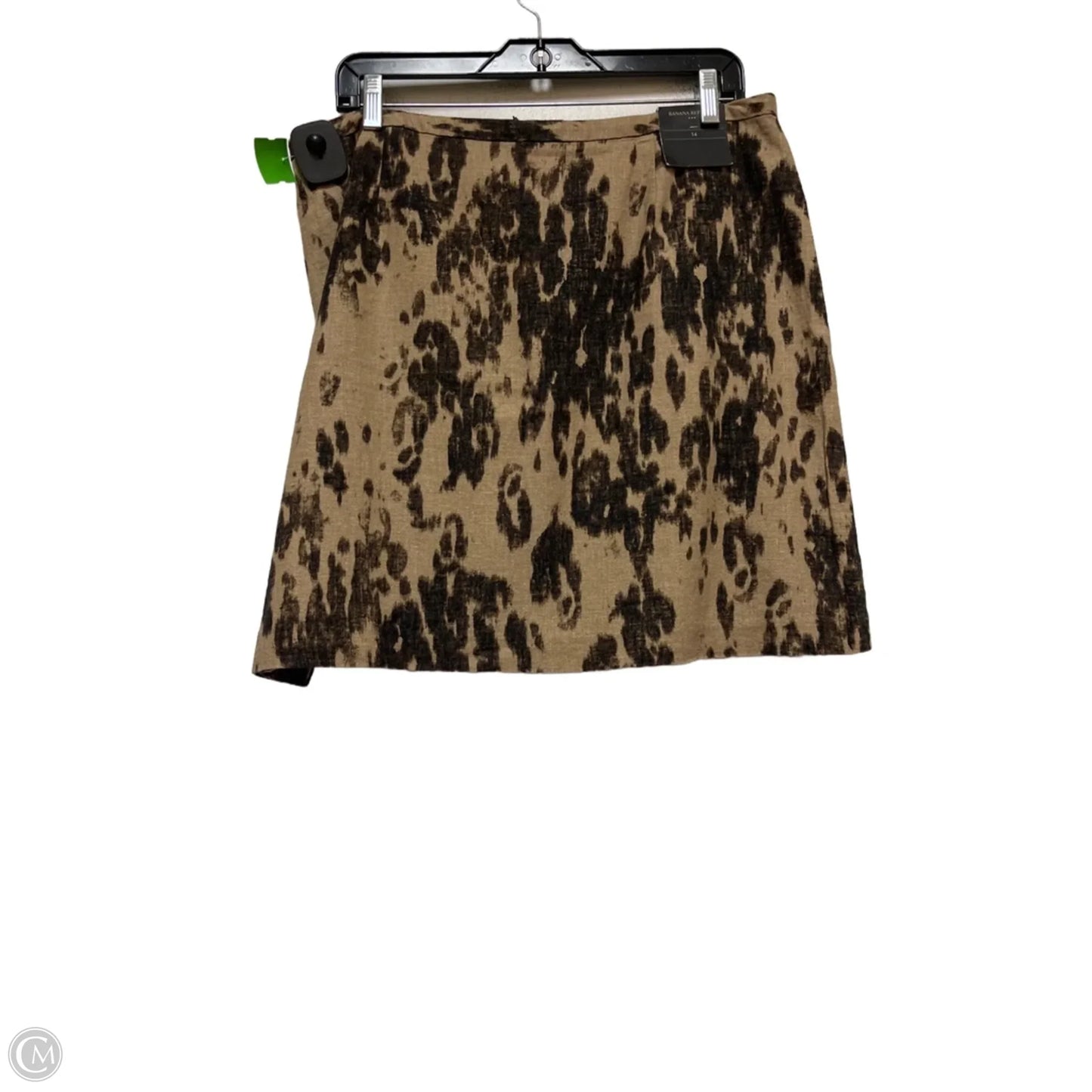 Skirt Mini & Short By Banana Republic In Black & Brown, Size: 14