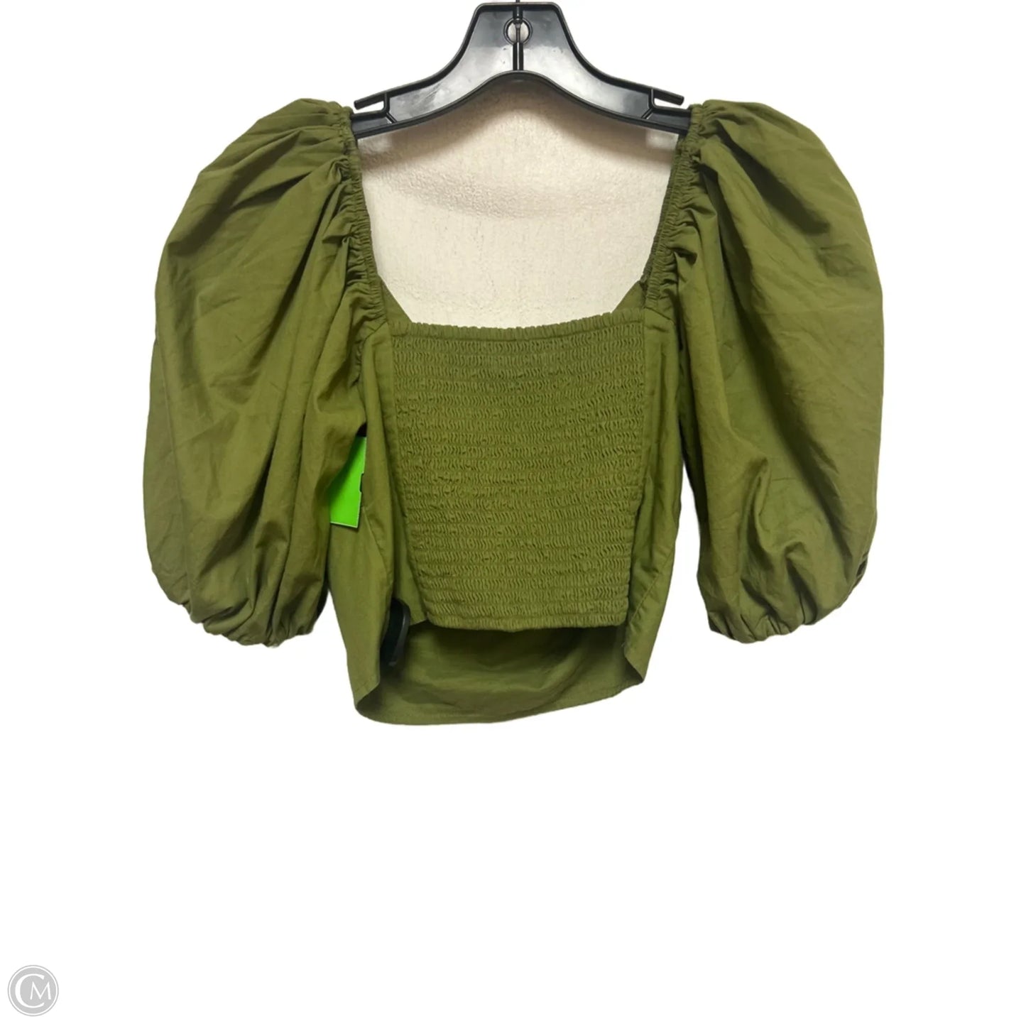 Top Short Sleeve By Abercrombie And Fitch In Green, Size: Xs