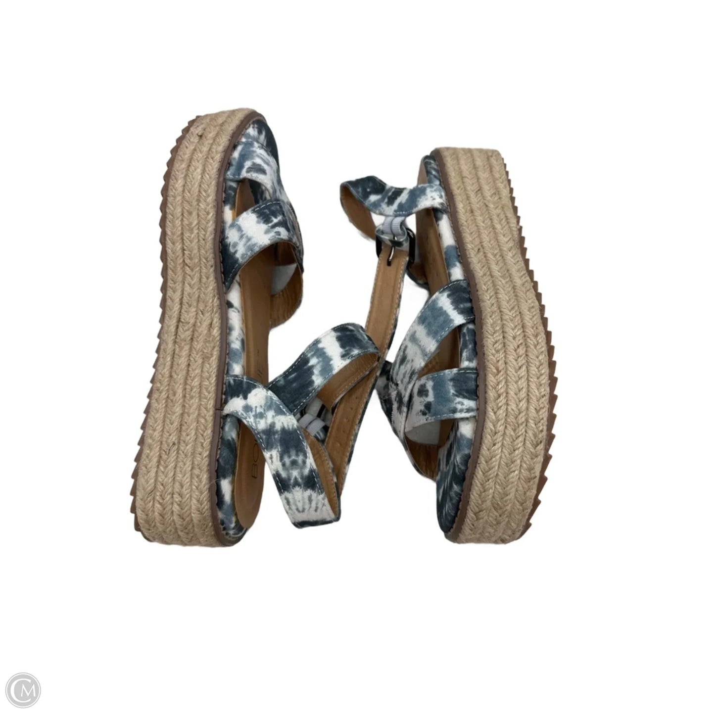 Sandals Heels Platform By Corkys In Tie Dye Print, Size: 8