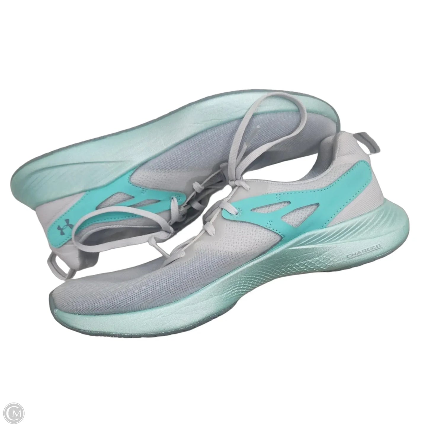 Shoes Athletic By Under Armour In Blue & Grey, Size: 9