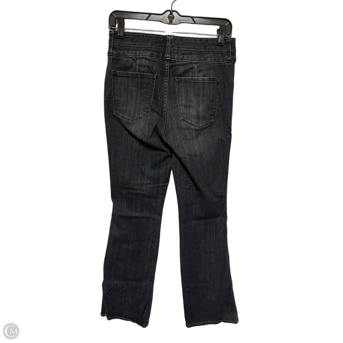 Jeans Flared By White House Black Market In Black Denim, Size: 6