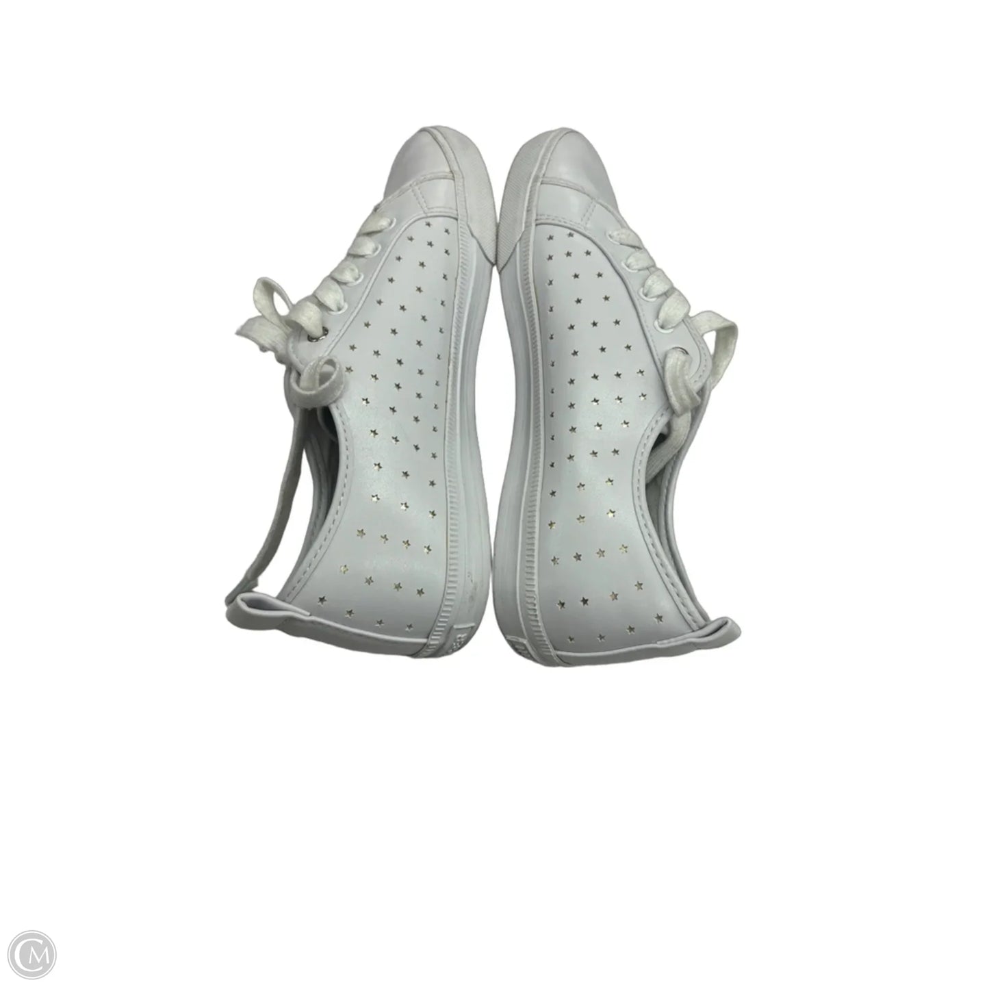 Shoes Sneakers By Tommy Hilfiger In Gold & White, Size: 9
