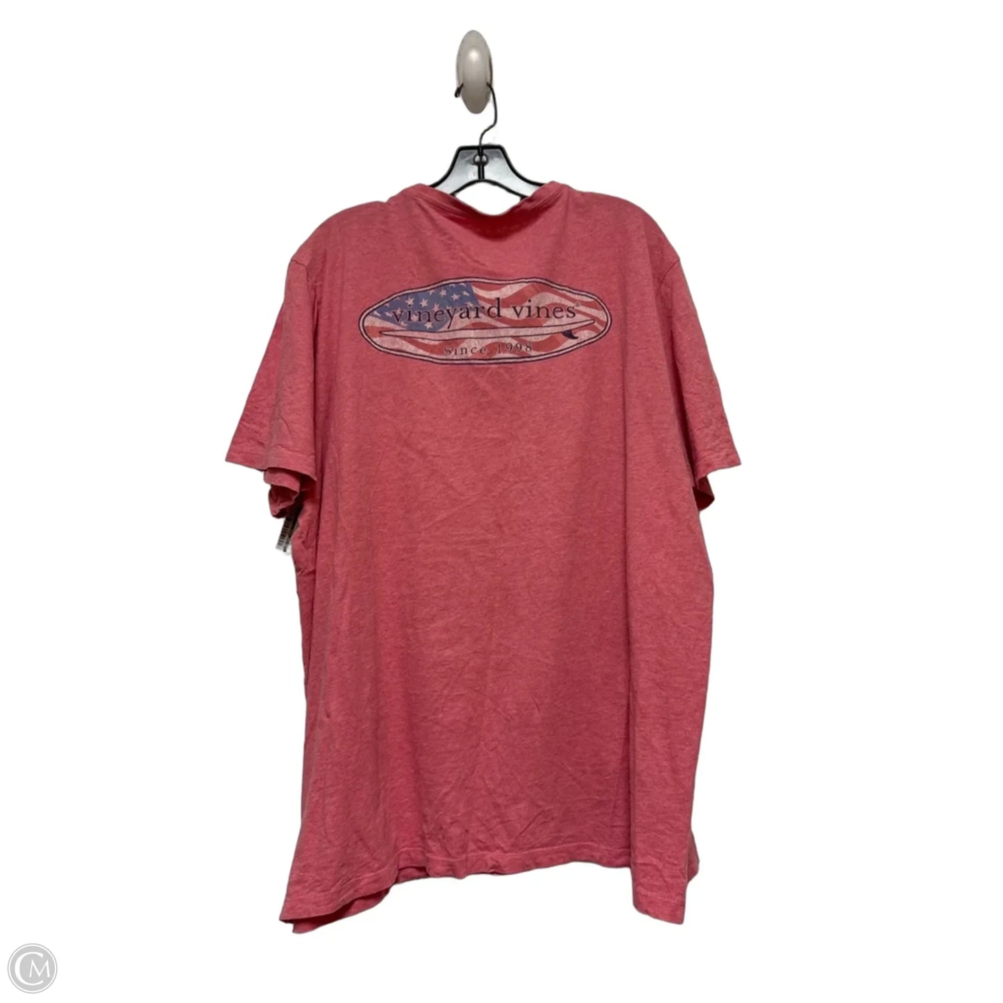 Top Short Sleeve Basic By Vineyard Vines In Pink, Size: Xl