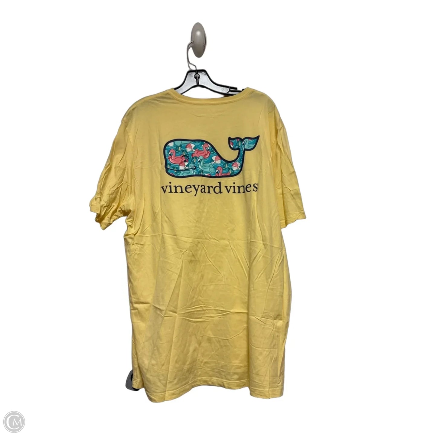 Top Short Sleeve Basic By Vineyard Vines In Yellow, Size: Xl