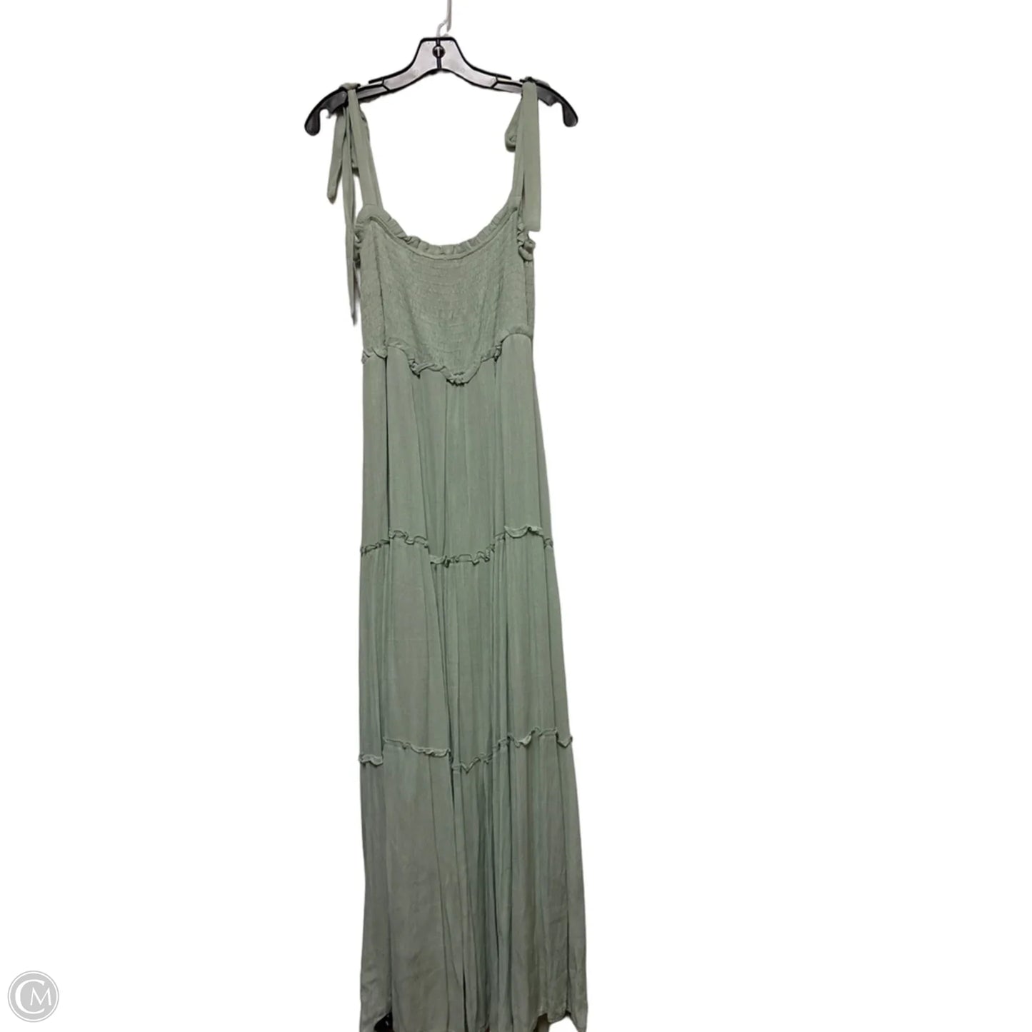 Dress Casual Maxi By Miss Sparkling In Green, Size: Xl