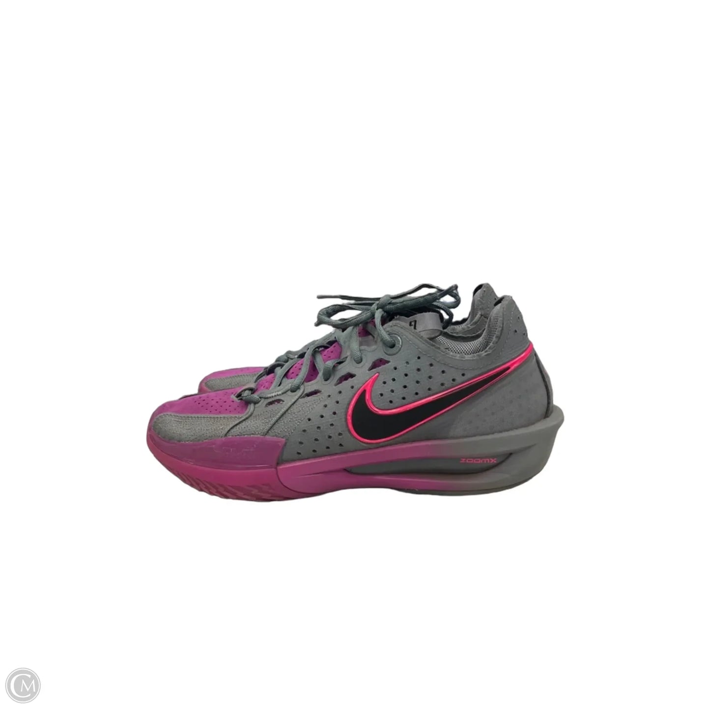Shoes Sneakers By Nike In Grey & Purple, Size: 8