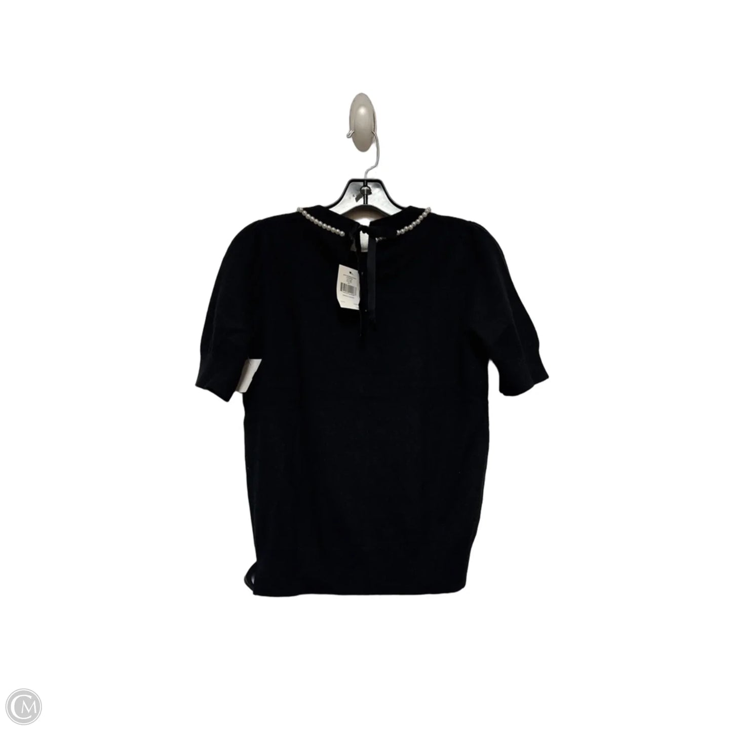 Top Short Sleeve Designer By Kate Spade In Black, Size: S