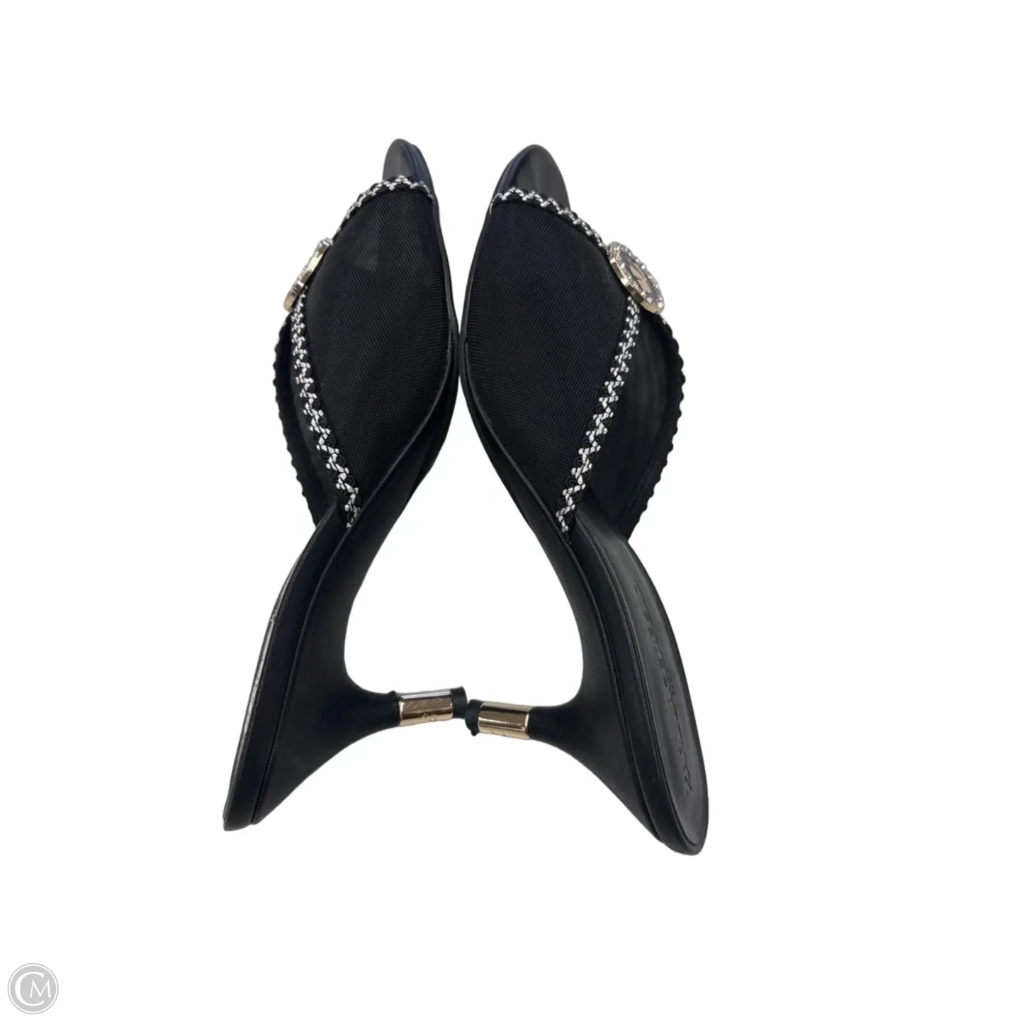 Sandals Designer By Karl Lagerfeld In Black, Size: 8.5