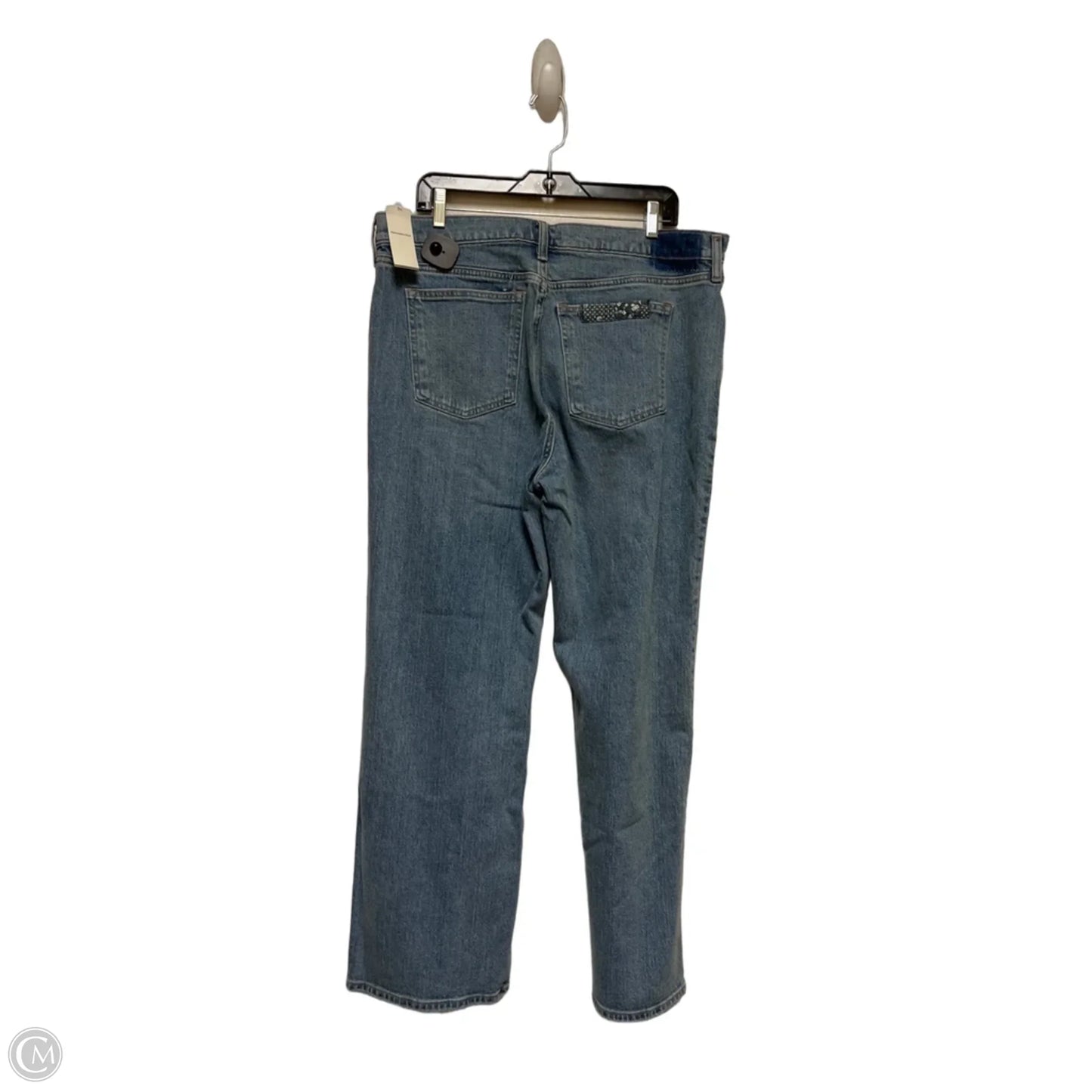 Jeans Straight By Abercrombie And Fitch In Blue Denim, Size: 14