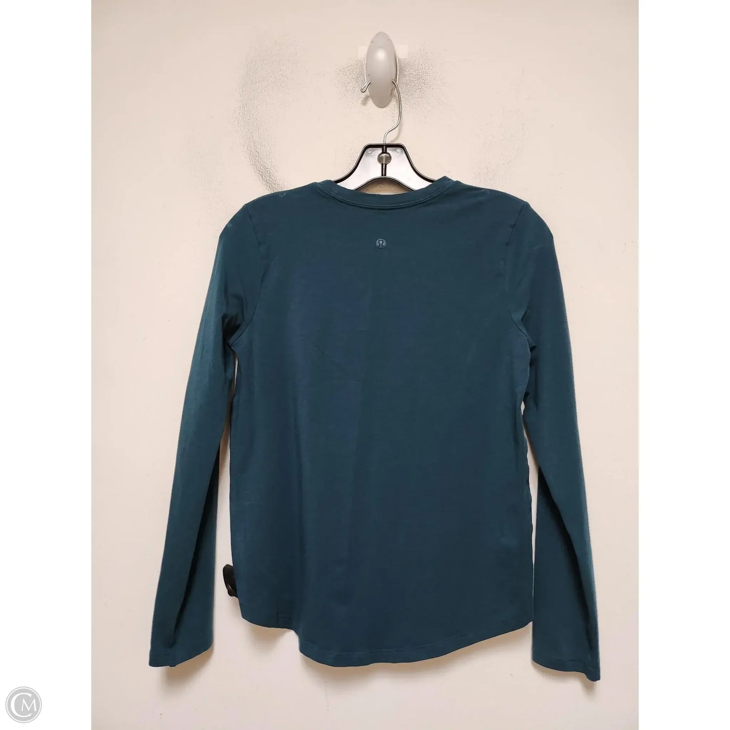 Athletic Top Long Sleeve Crewneck By Lululemon In Green, Size: S