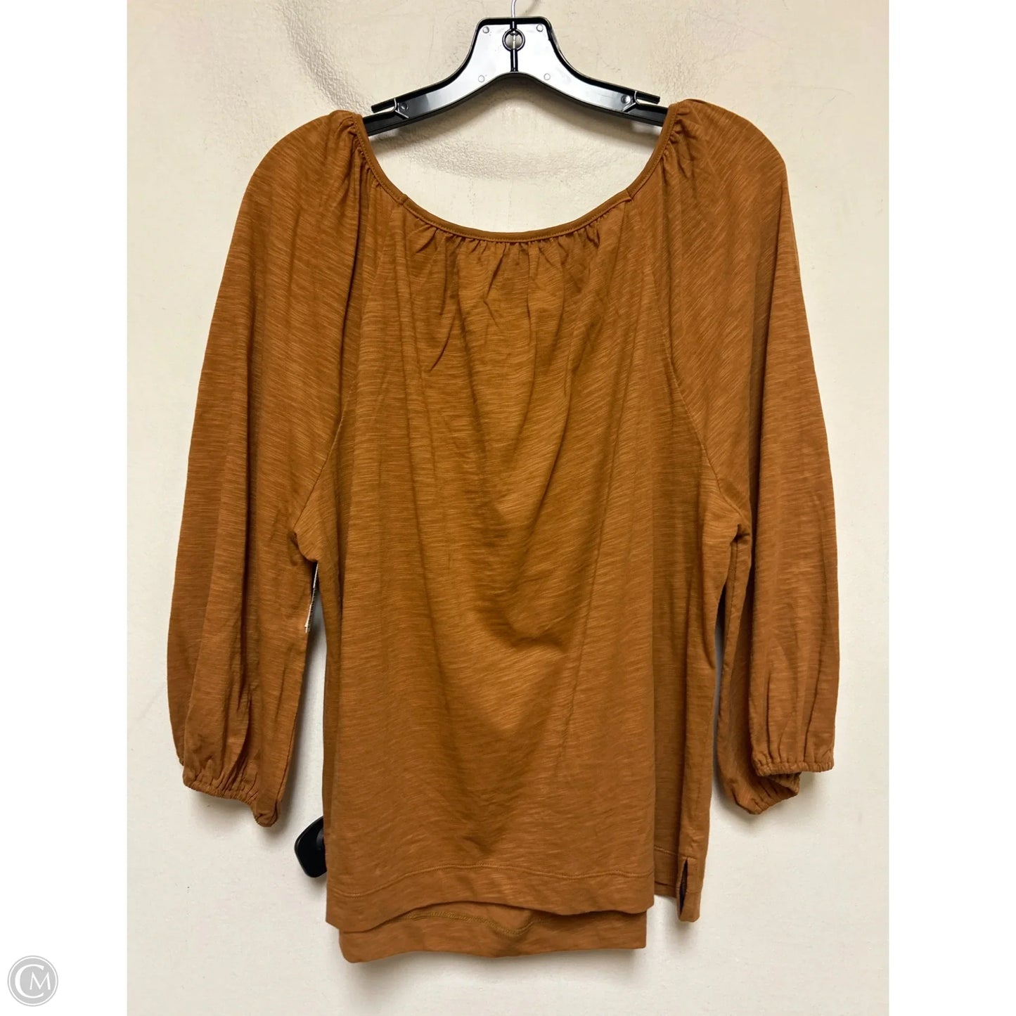 Top Long Sleeve By Boden In Brown, Size: L