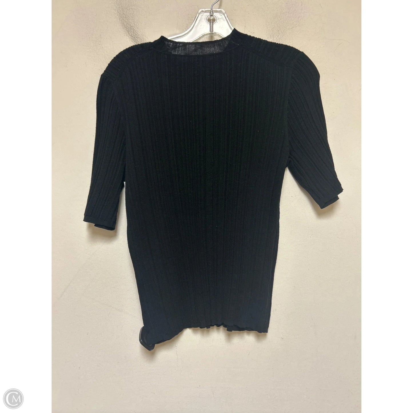 Top Short Sleeve By Vince In Black, Size: L