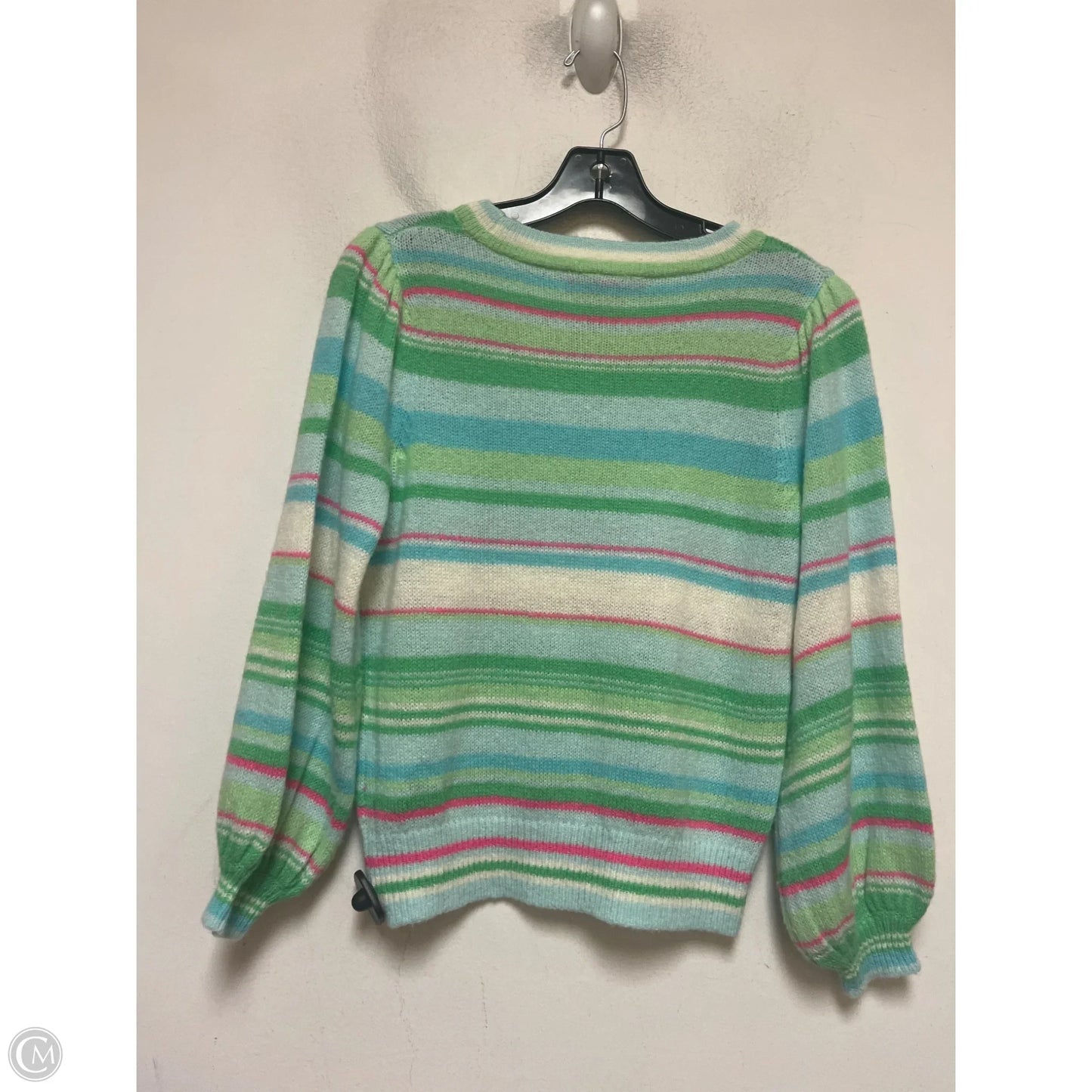 Sweater Designer By Lilly Pulitzer In Green & Pink, Size: Xs
