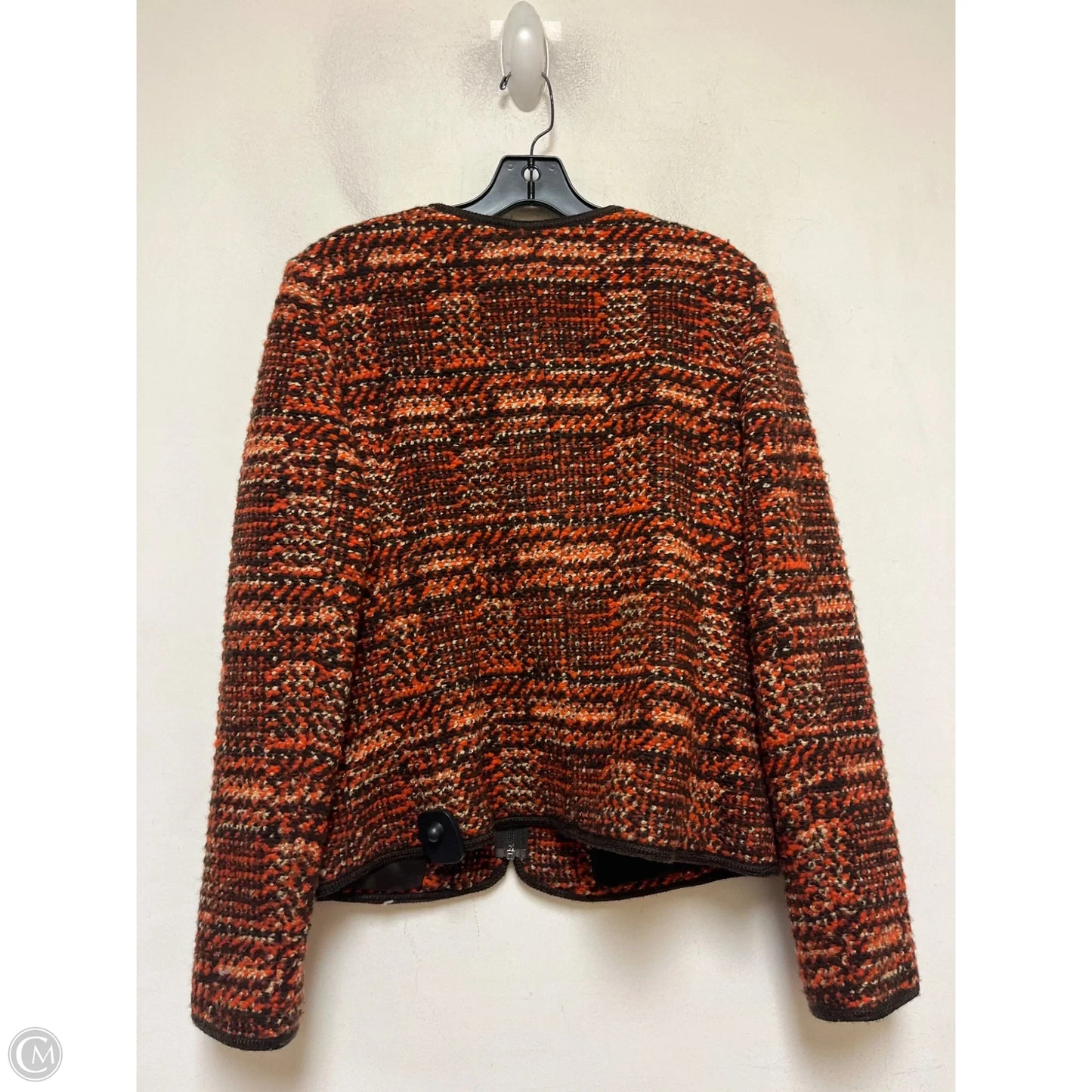 Jacket Other By Talbots In Brown & Orange, Size: L