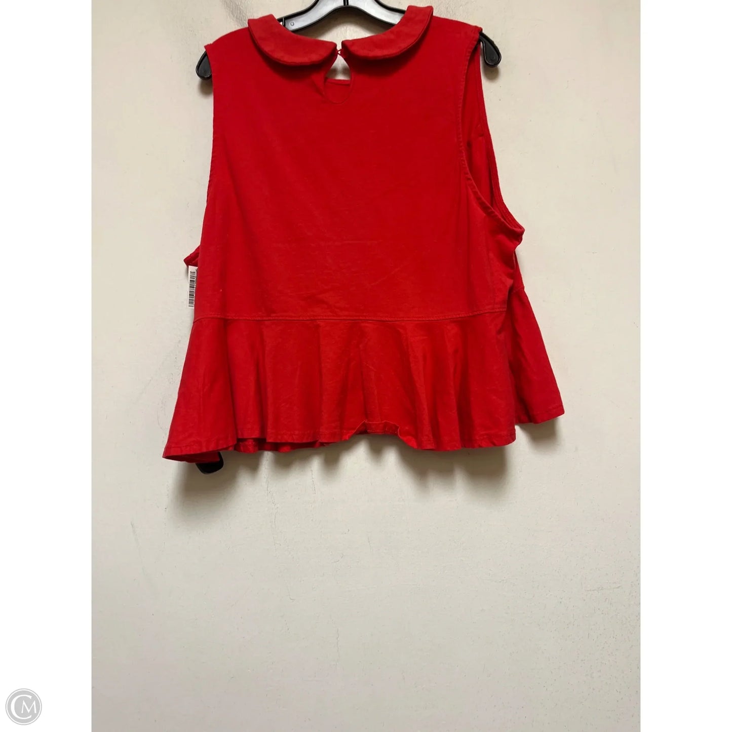 Top Sleeveless By Disney Store In Red, Size: 2x