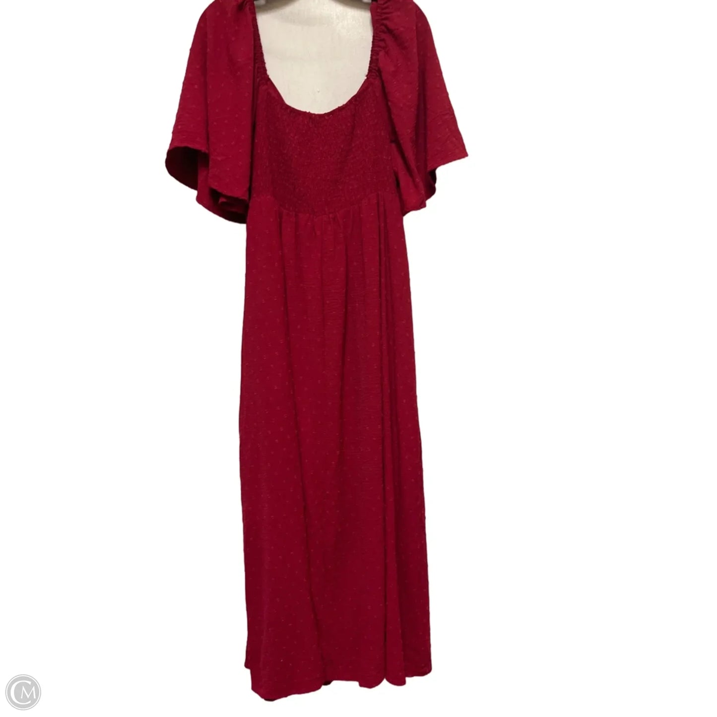 Dress Casual Maxi By Clothes Mentor In Red, Size: Xl