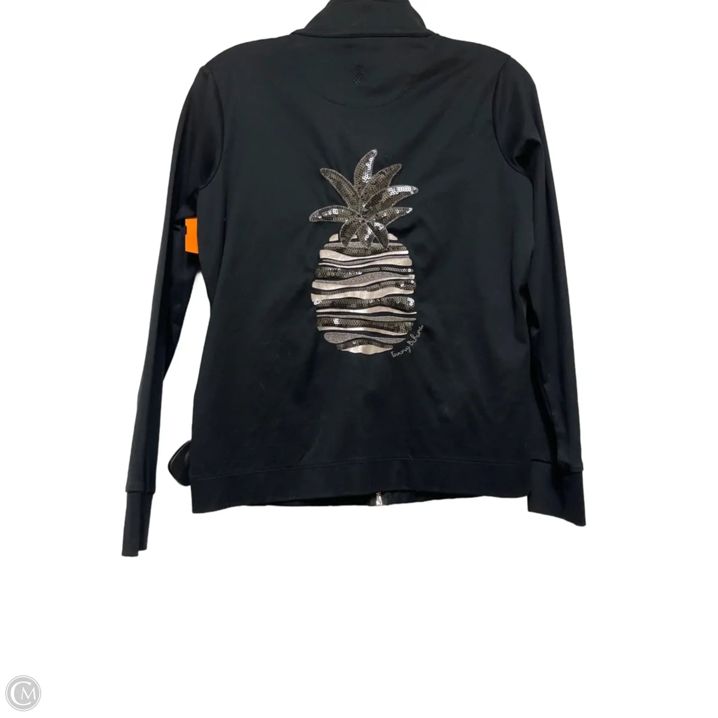 Top Long Sleeve By Tommy Bahama In Black & Silver, Size: Xs