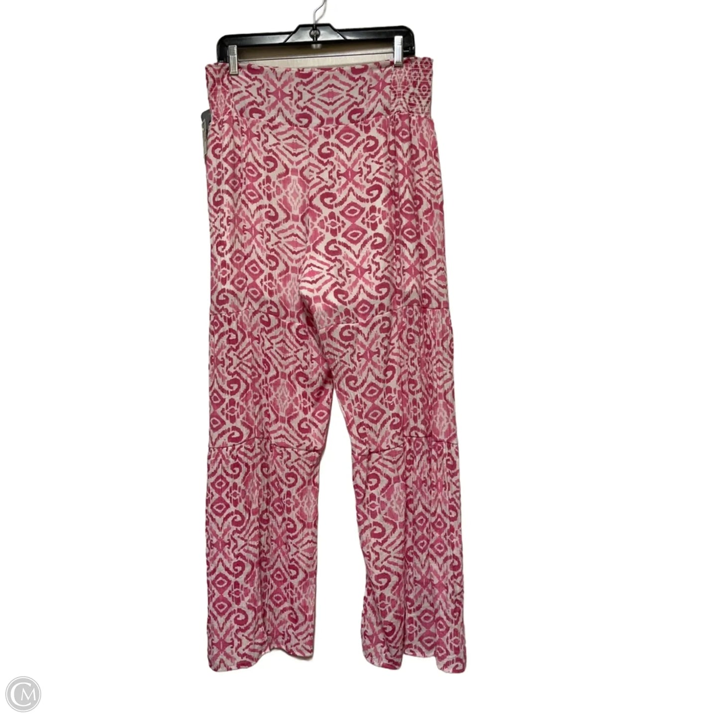 Pants Wide Leg By Nanette By Nanette Lepore In Pink & White, Size: 8
