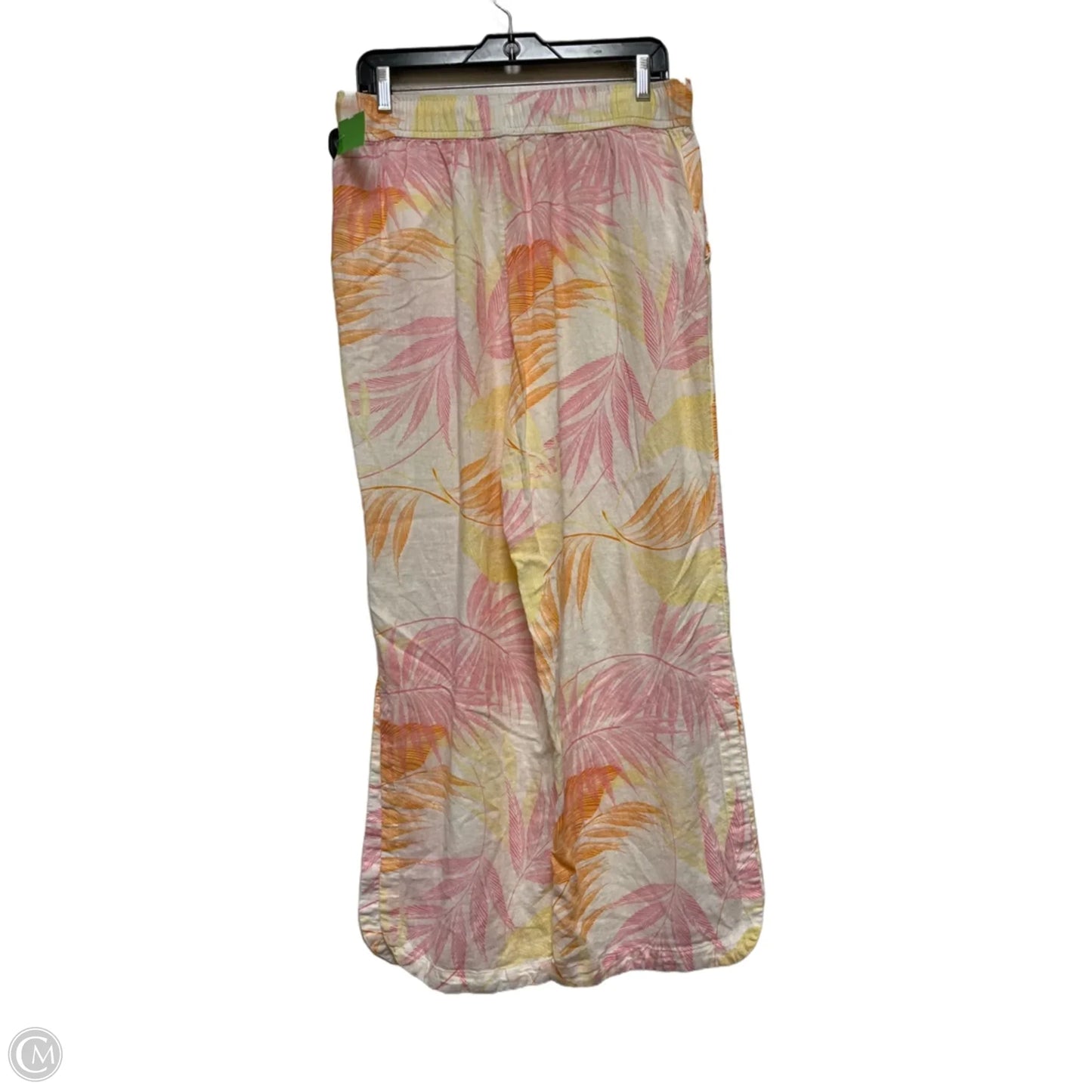 Pants Wide Leg By C And C In Tropical Print, Size: 12