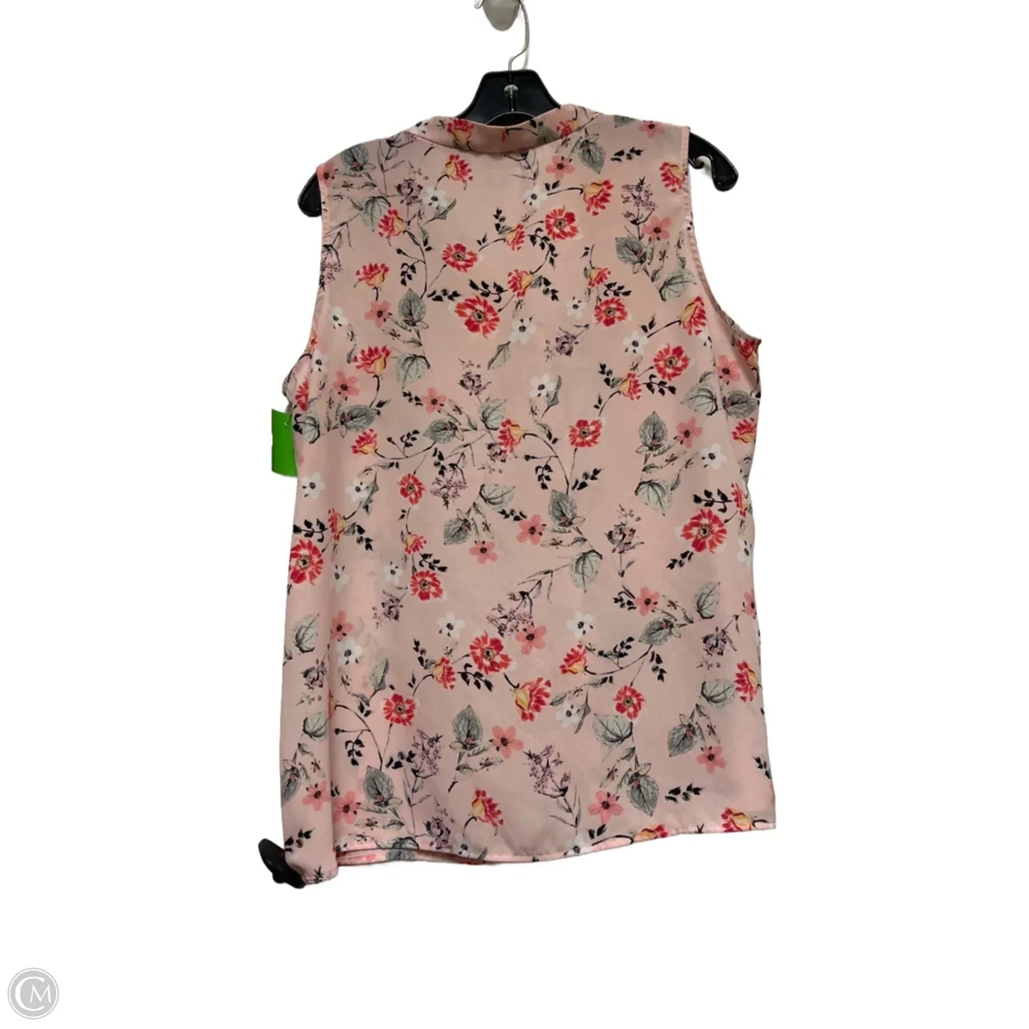Top Sleeveless Designer By Karl Lagerfeld In Floral Print, Size: L