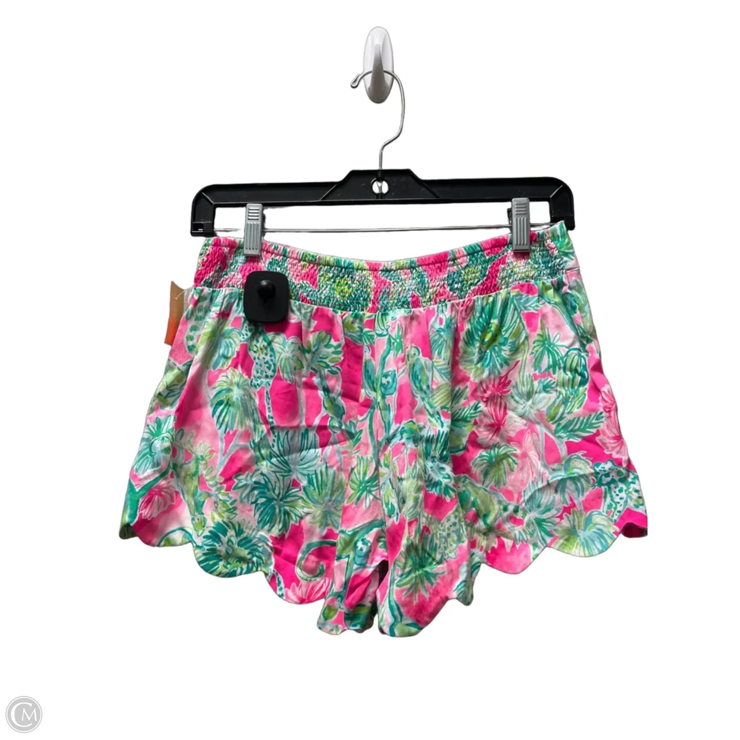 Shorts Designer By Lilly Pulitzer In Green & Pink, Size: 4