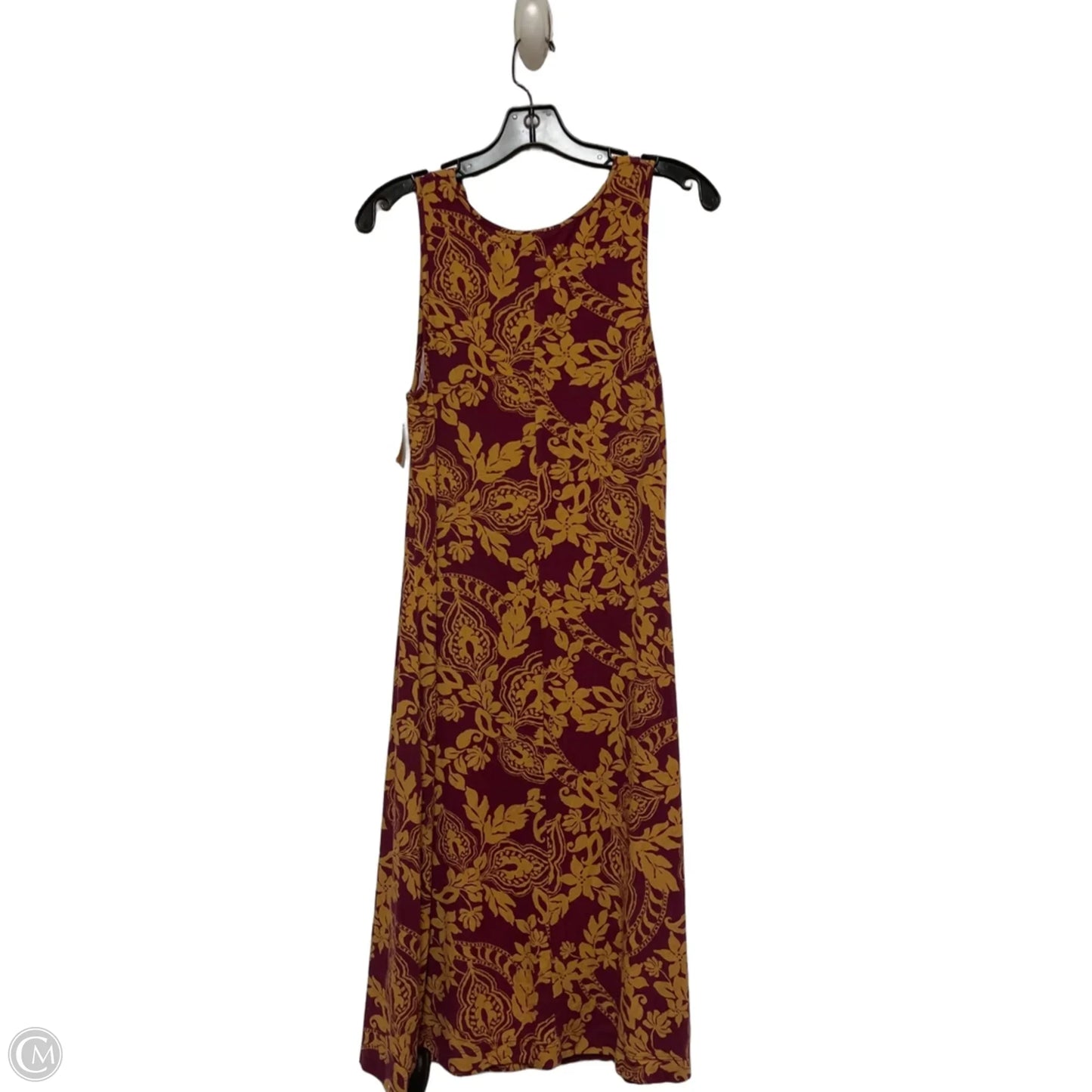 Dress Casual Midi By Tommy Bahama In Red & Tan, Size: M